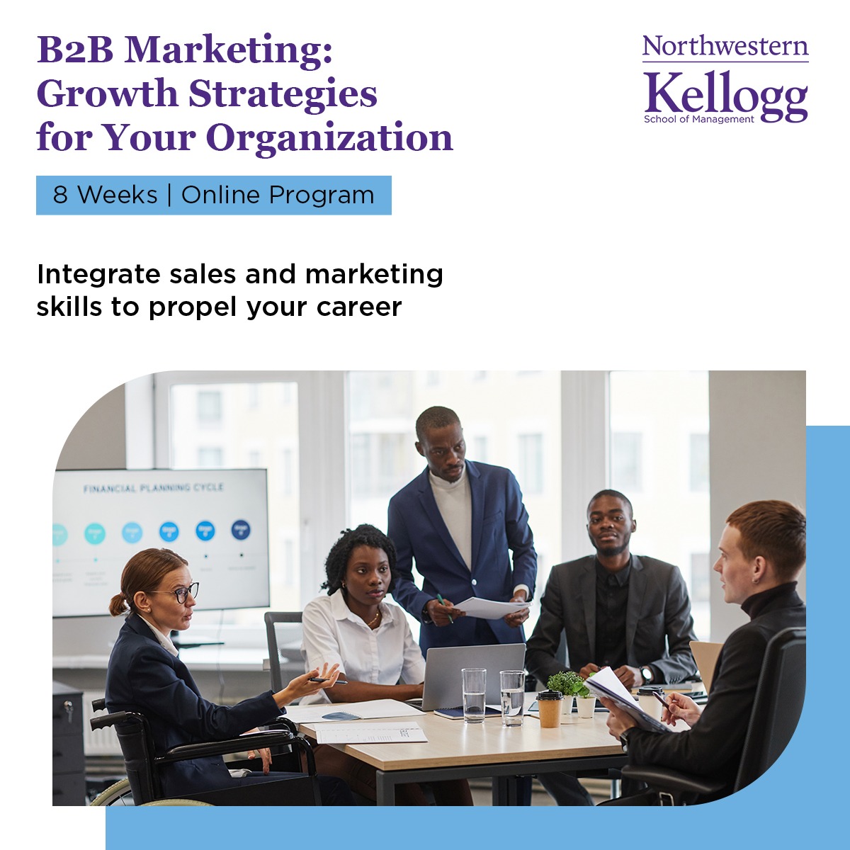 Kellogg Executive Education Facebook ad