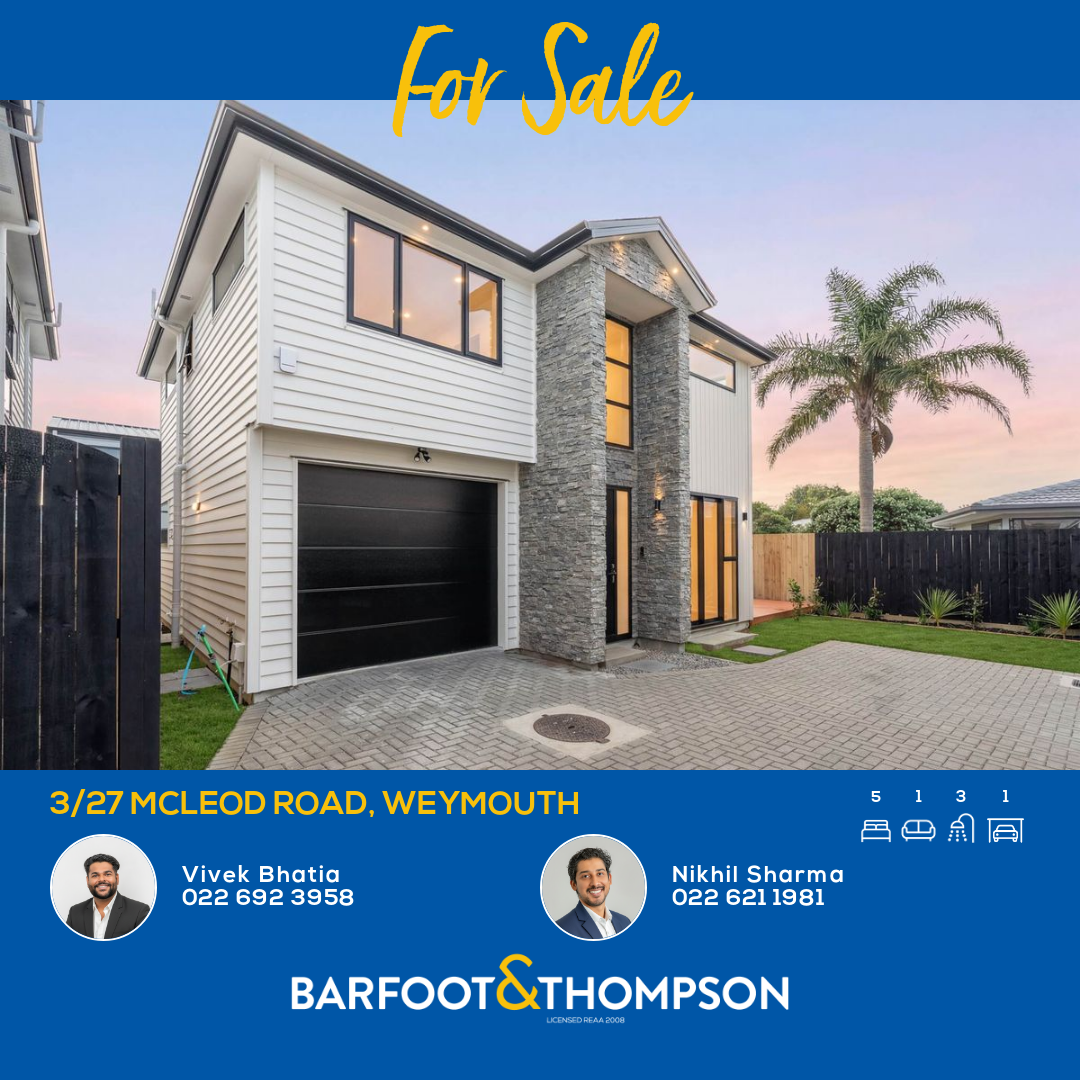Barfoot & Thompson Mangere Facebook ad from Jul 7, 2026