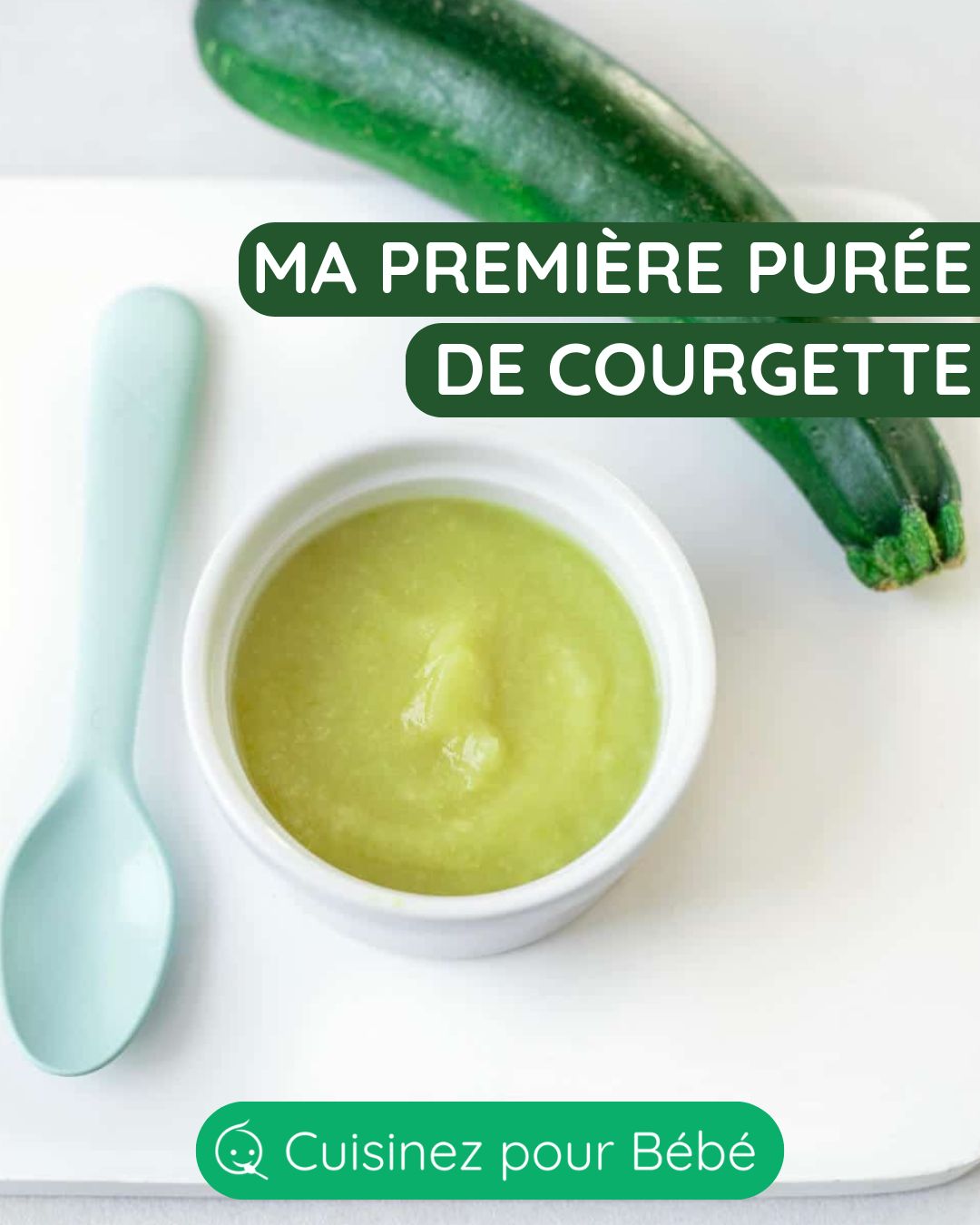 Cuisinez pour bébé Facebook ad: Premières purées? On vous guide à chaque étape!
