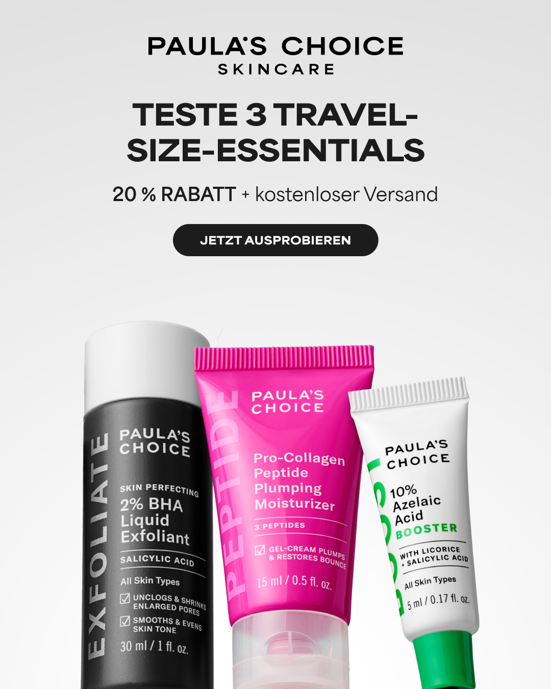 Paula's Choice Facebook ad from Aug 31, 2026