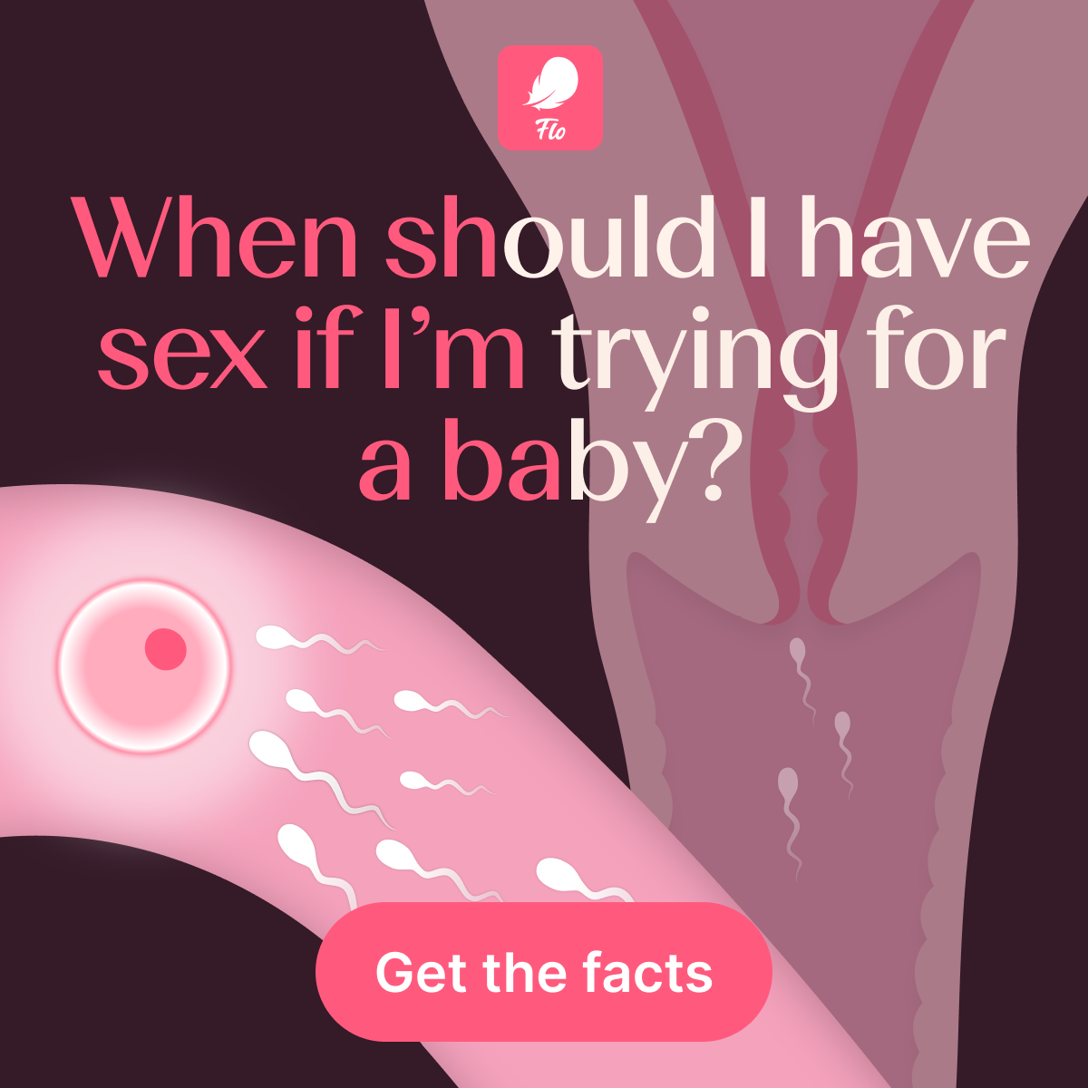 Flo Ovulation Tracker Facebook ad