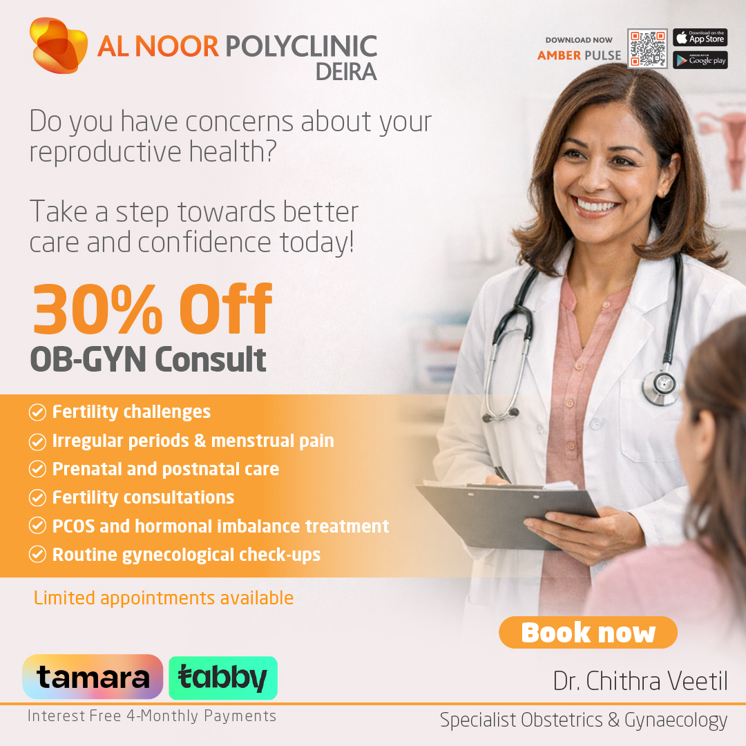 Al Noor Polyclinic Facebook ad