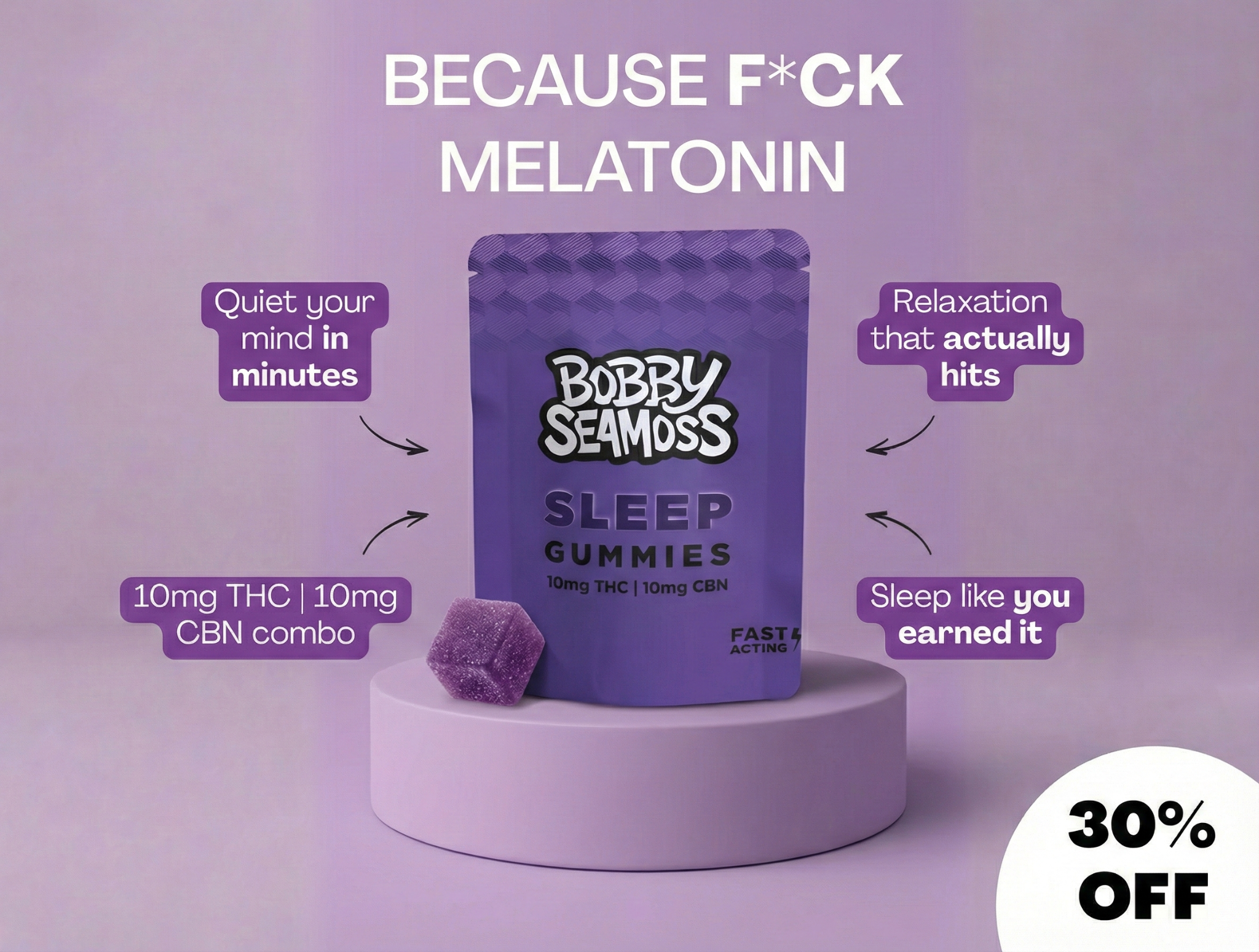 Bobby Seamoss Gummies Facebook ad