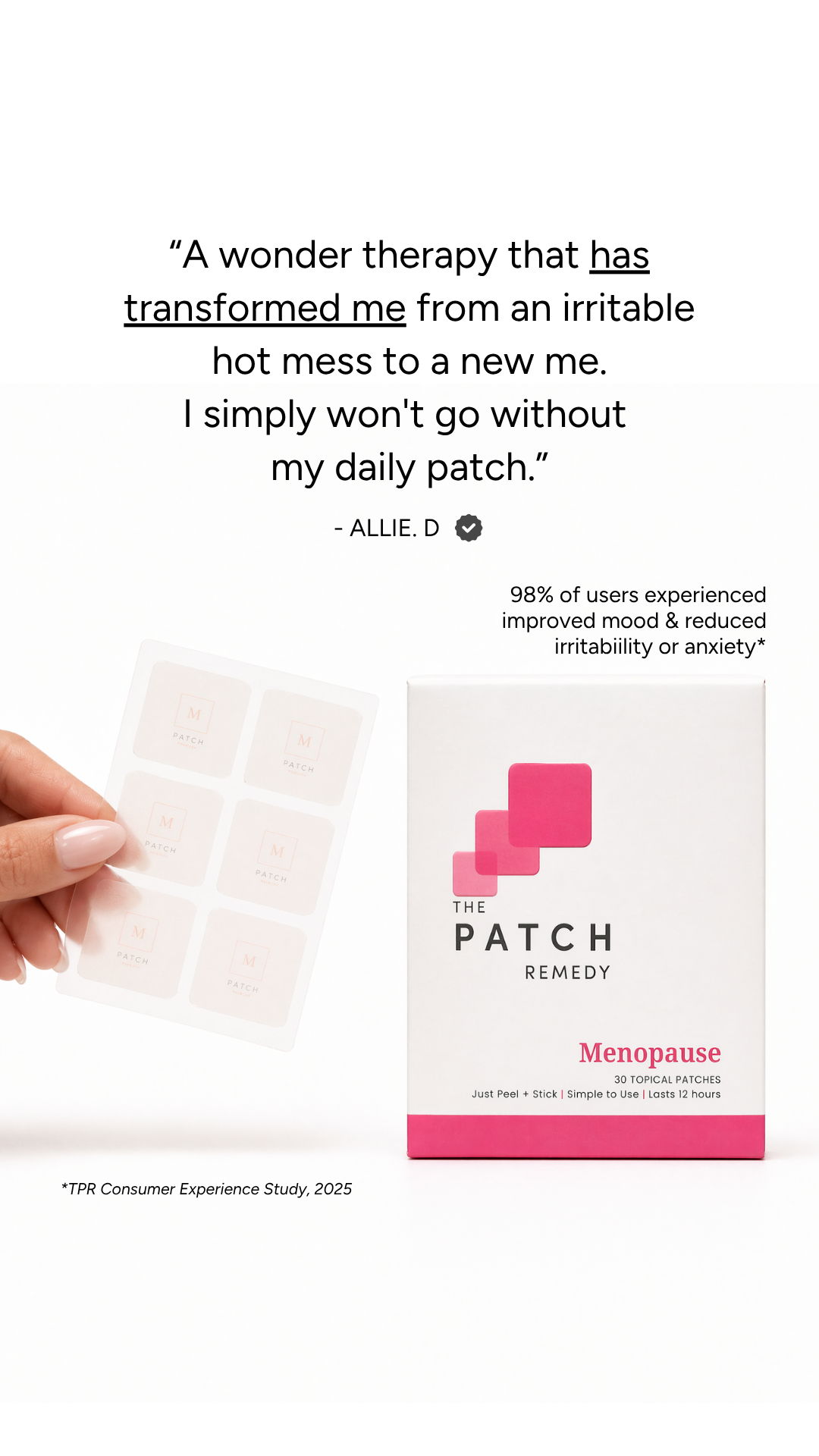 The Patch Remedy Facebook ad