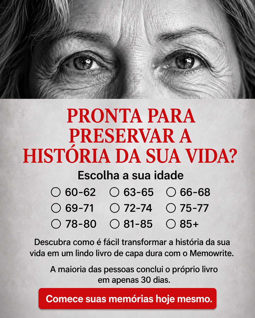 Memowrite Facebook ad