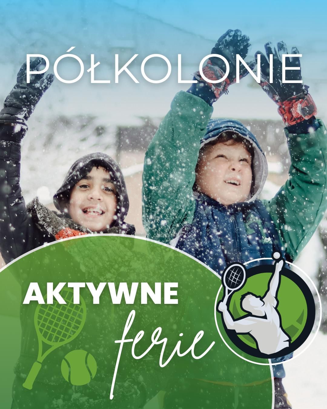 Rakietmania.pl - tenis i padel Lublin Facebook ad: Ferie zimowe? Postaw na sport, nie ekran