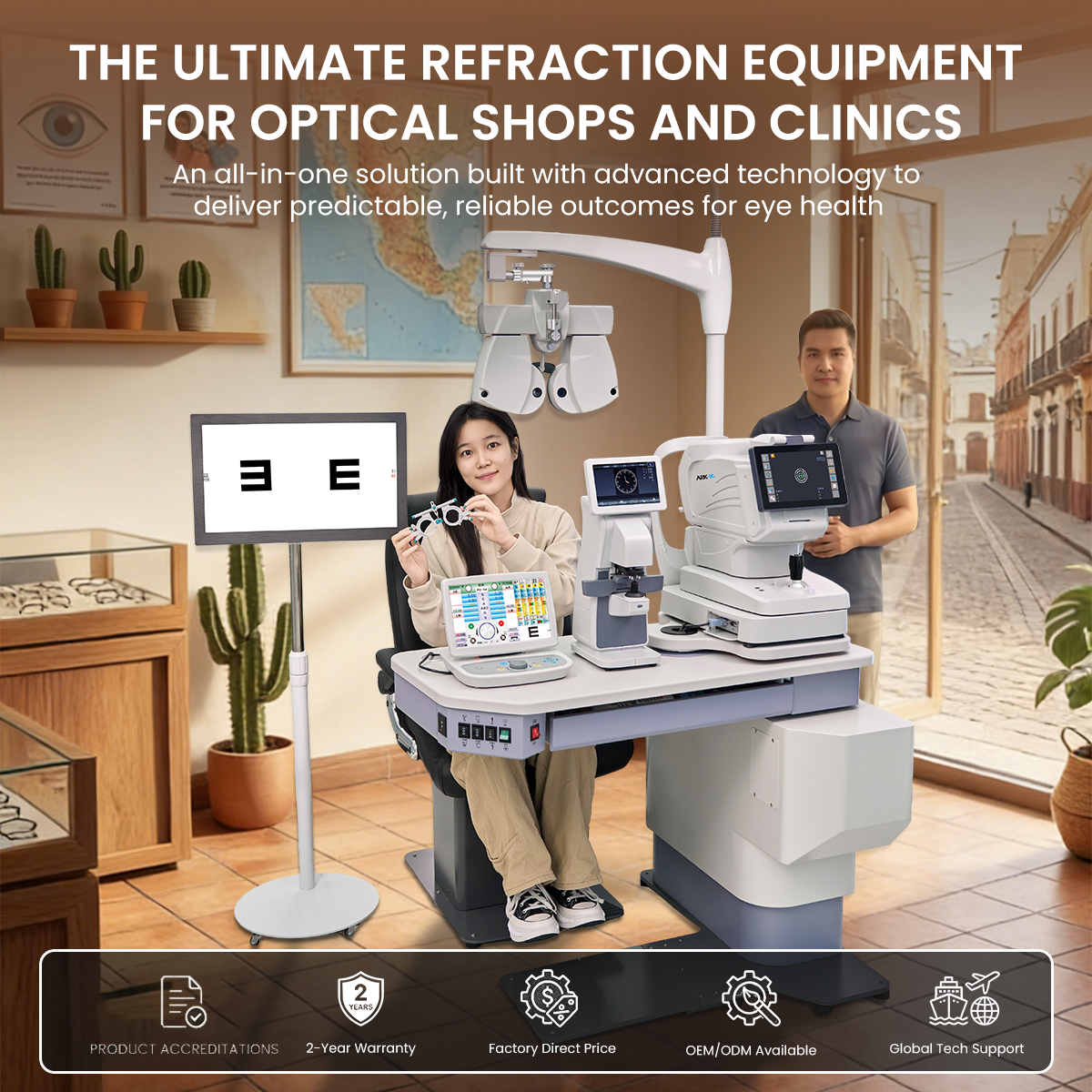 Aist Optics Global Facebook ad: The Ultimate Refraction Station for Optical Shops &…