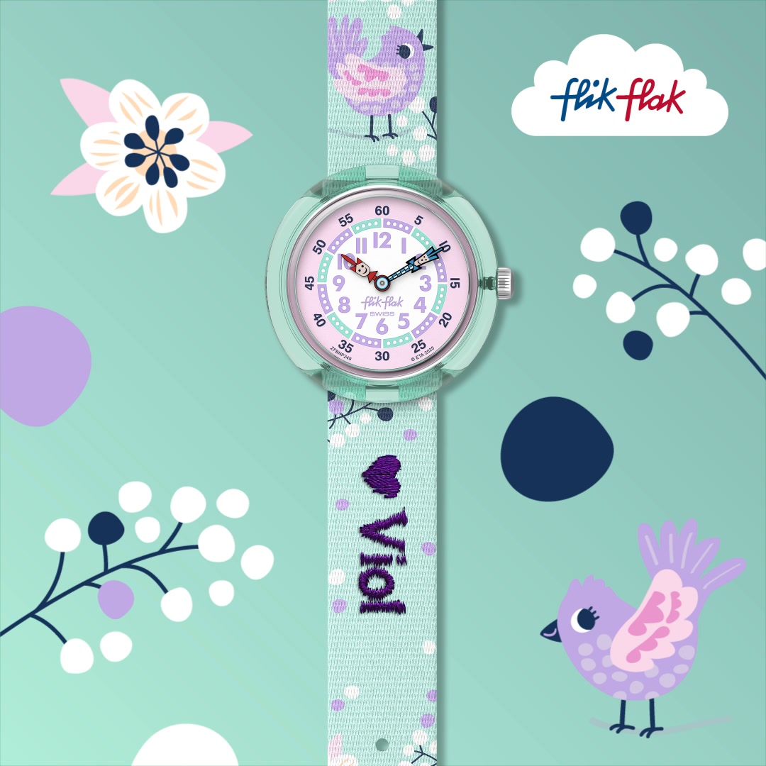Flik Flak Facebook ad: Personalized Kids' Watches