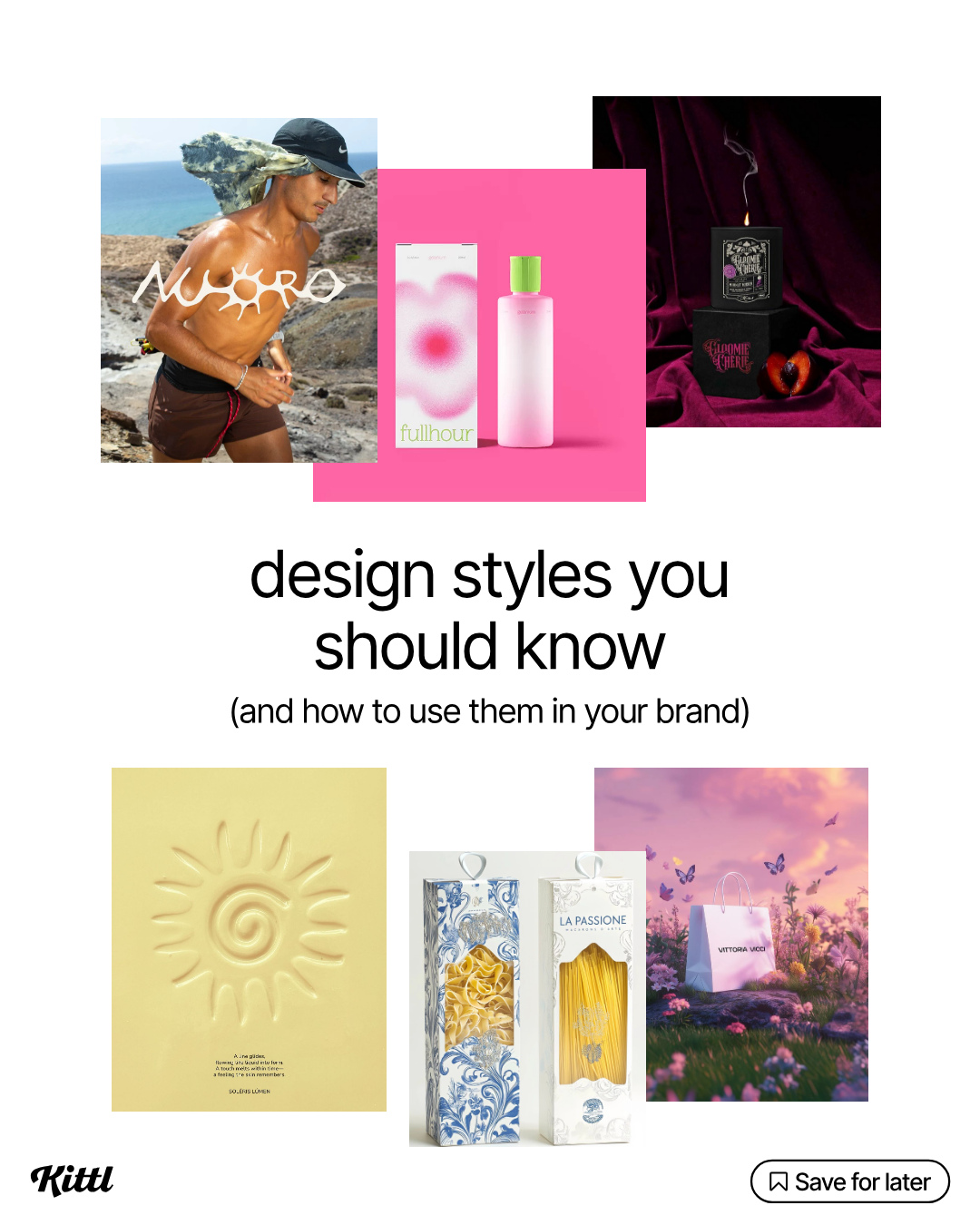 Kittl Facebook ad: Not sure what your brand aesthetic is?