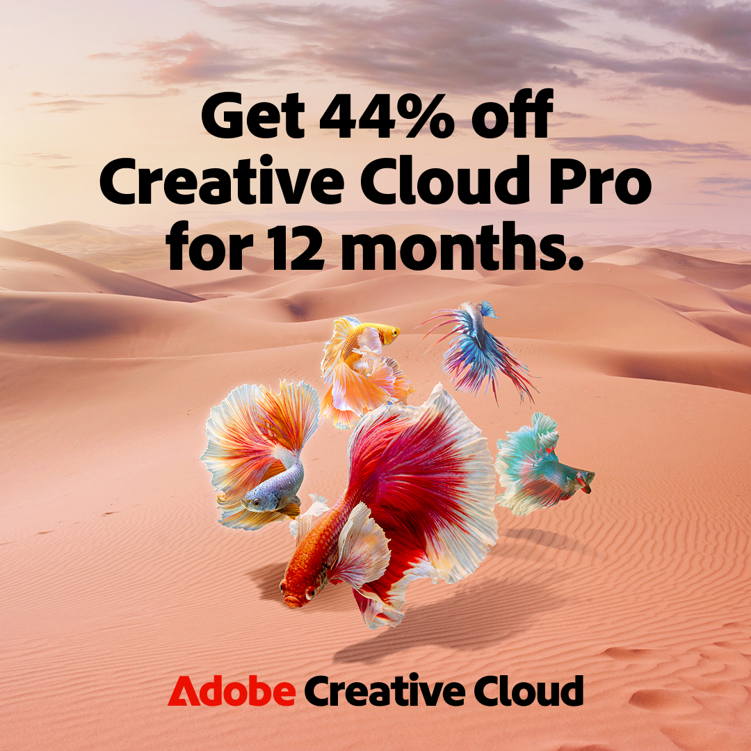 Adobe Creative Cloud Facebook ad