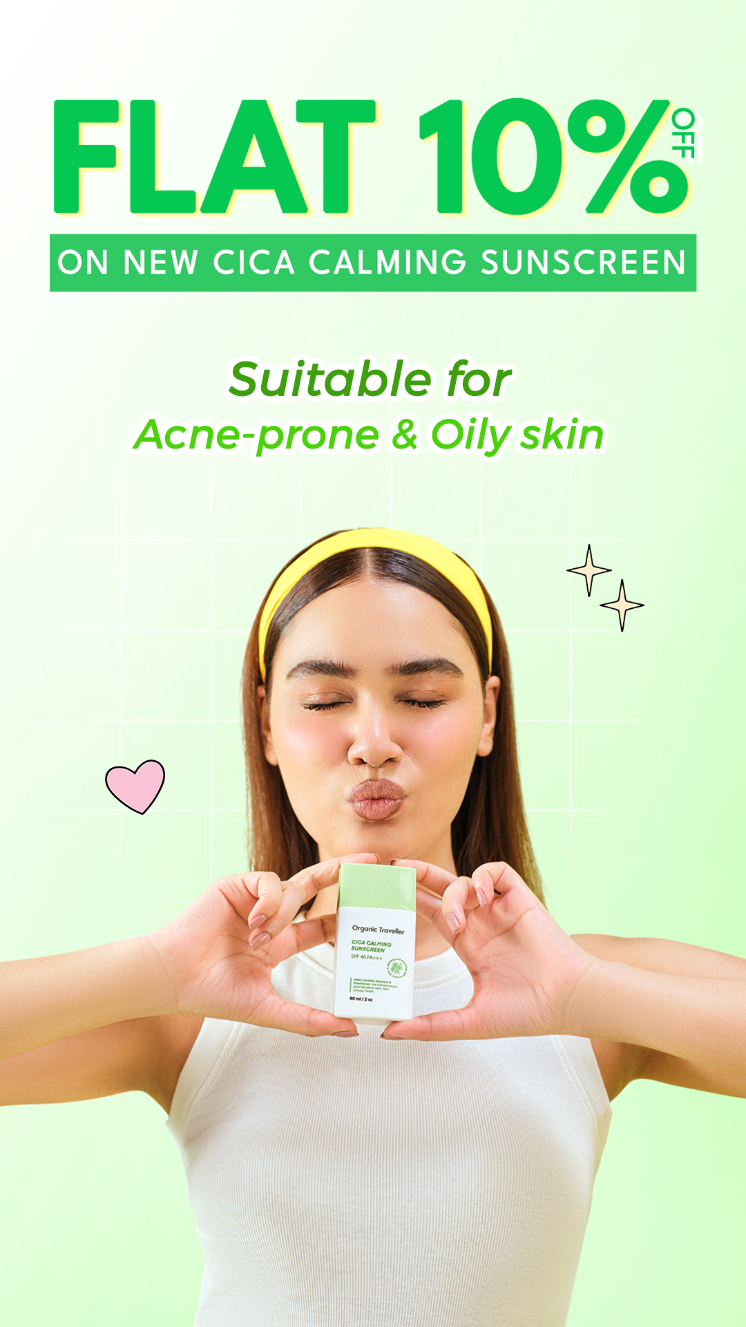 Organic Traveller - Skincare Facebook ad