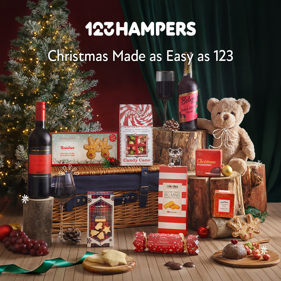 123 Hampers Facebook ad: Make this Christmas as easy as 123 with…