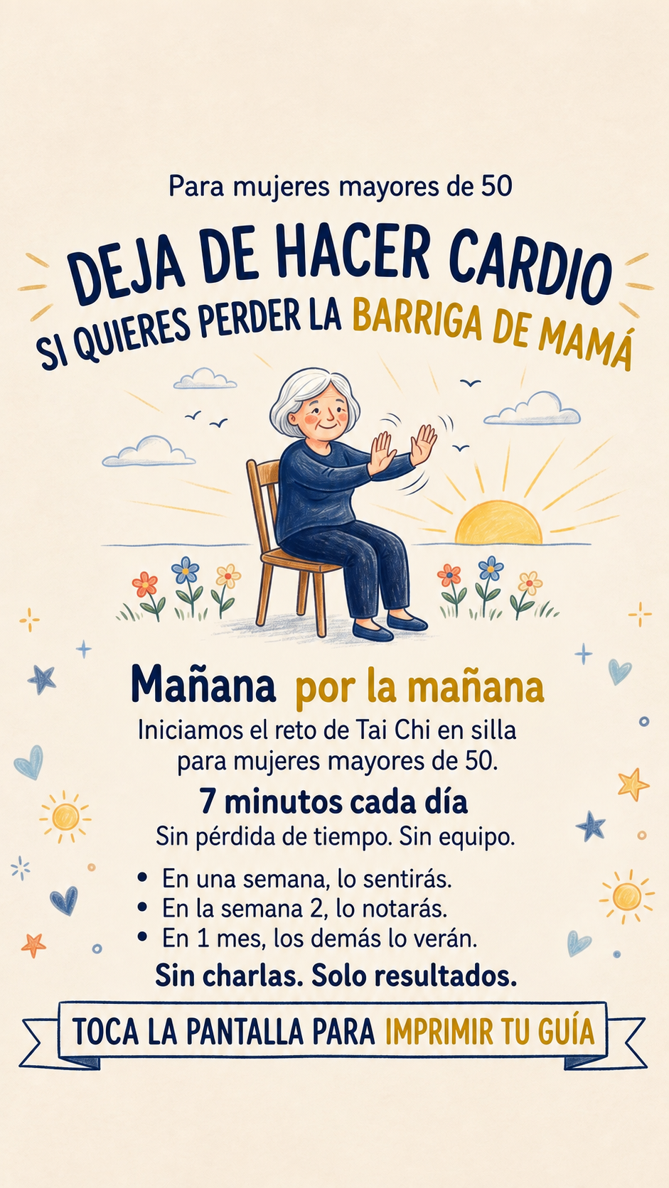 Lori Fitness Facebook ad: ¡Siéntete más fuerte, con más energía y activa…