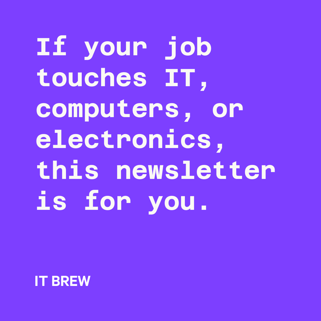 IT Brew Facebook ad