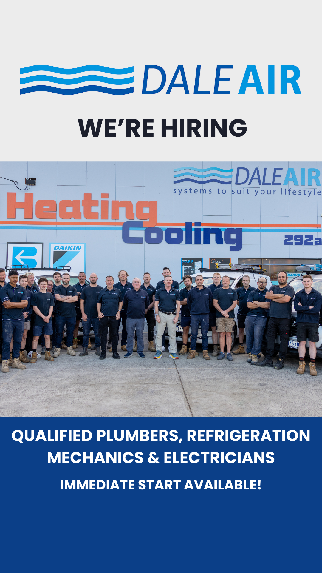 Dale Air - Heating & Cooling Facebook ad