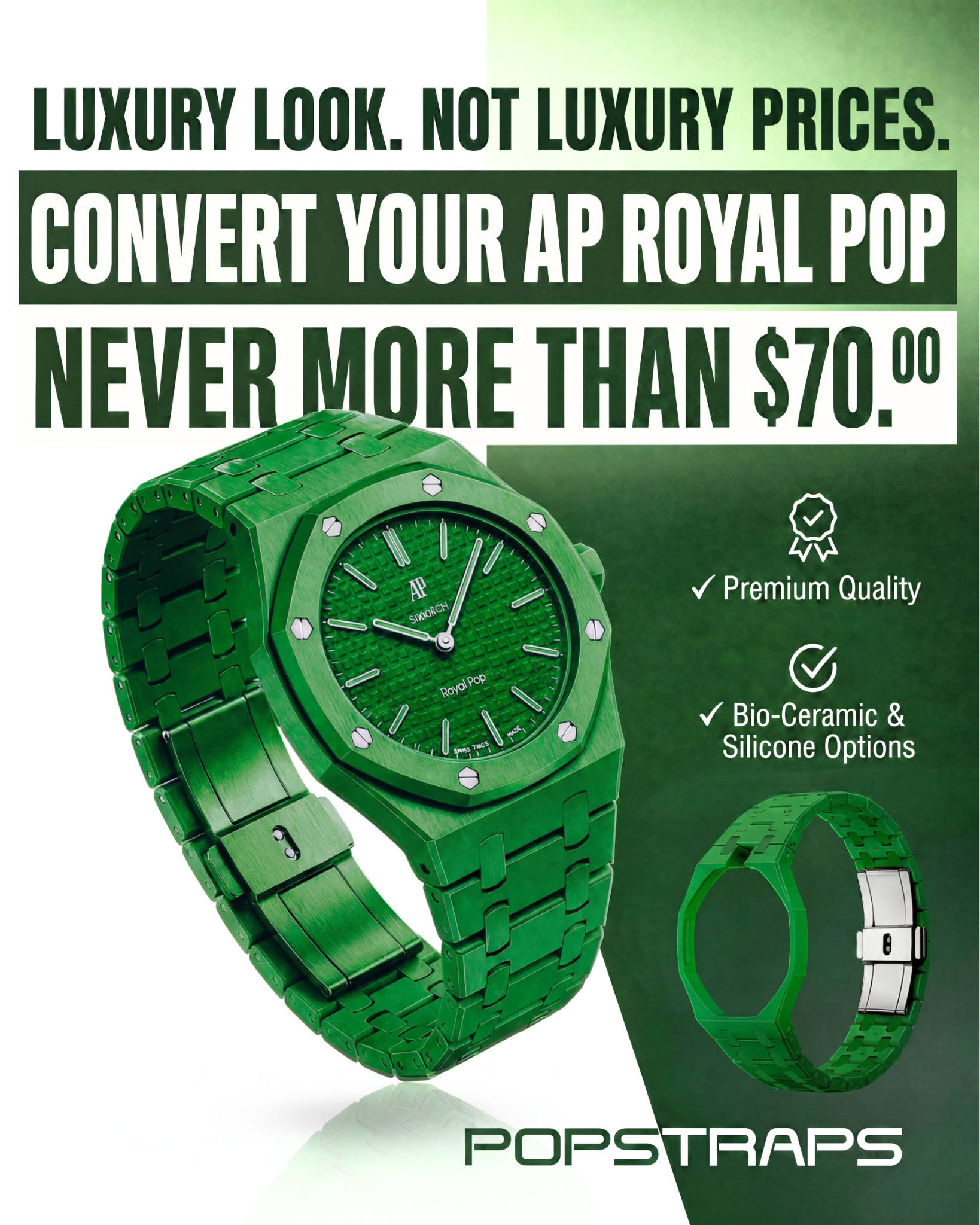 Popstraps Facebook ad