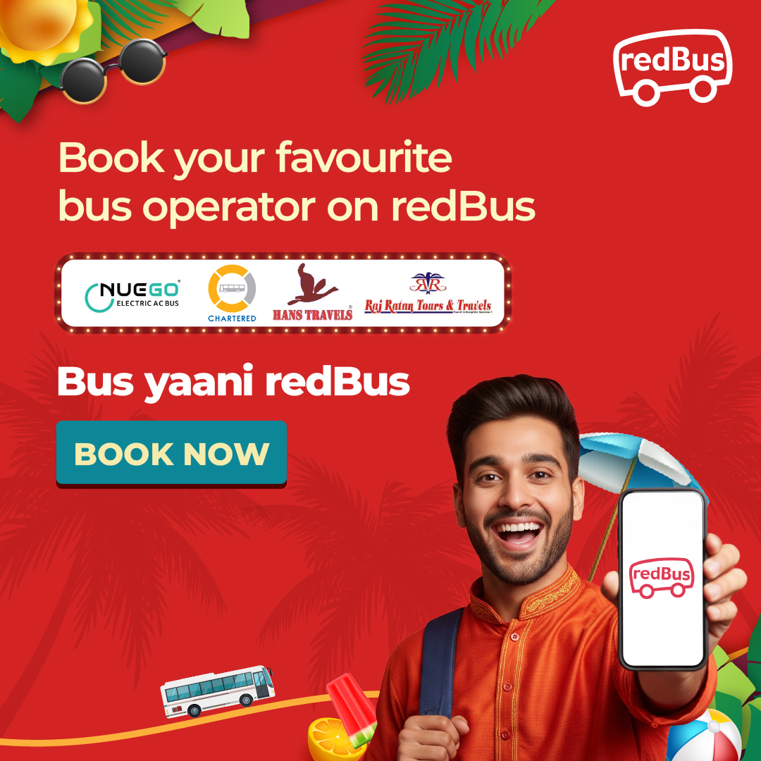 redBus Facebook ad