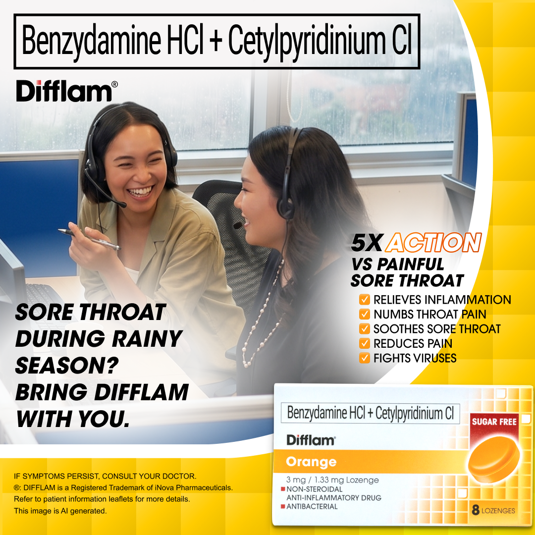 Difflam Philippines Facebook ad from Aug 3, 2026