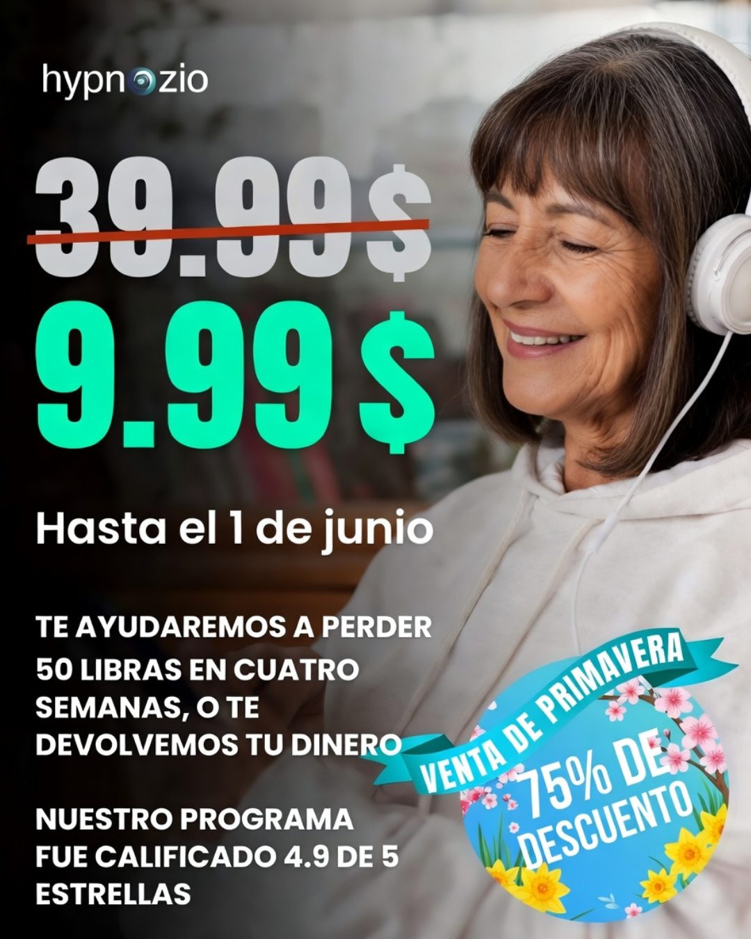 Hypnozio: power of hypnotherapy Facebook ad