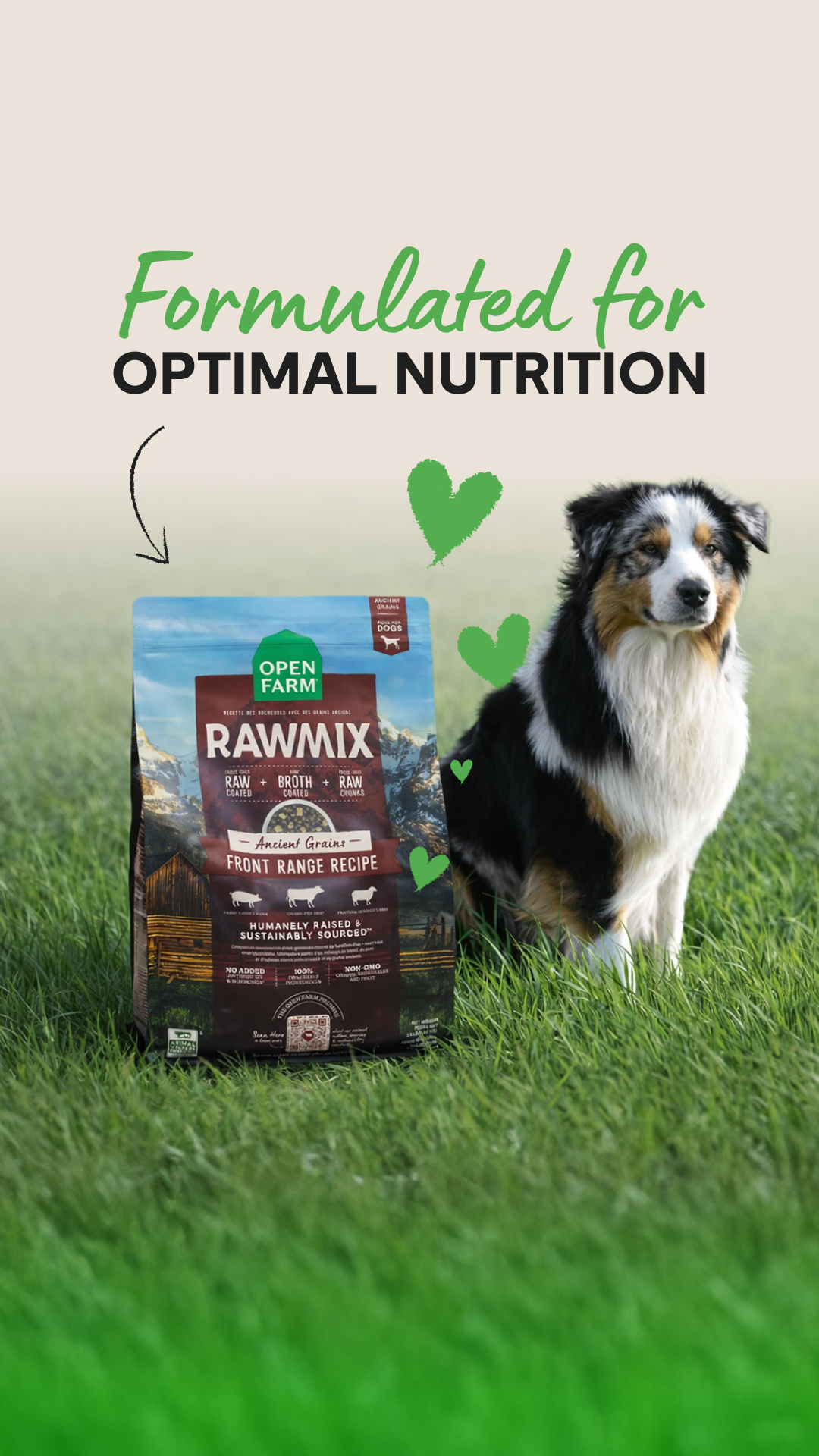 Open Farm Facebook ad