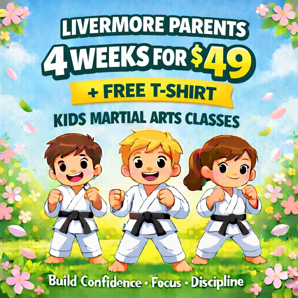 Livermore Martial Arts Academy Facebook ad: Spring Days Your Kids Will Remember