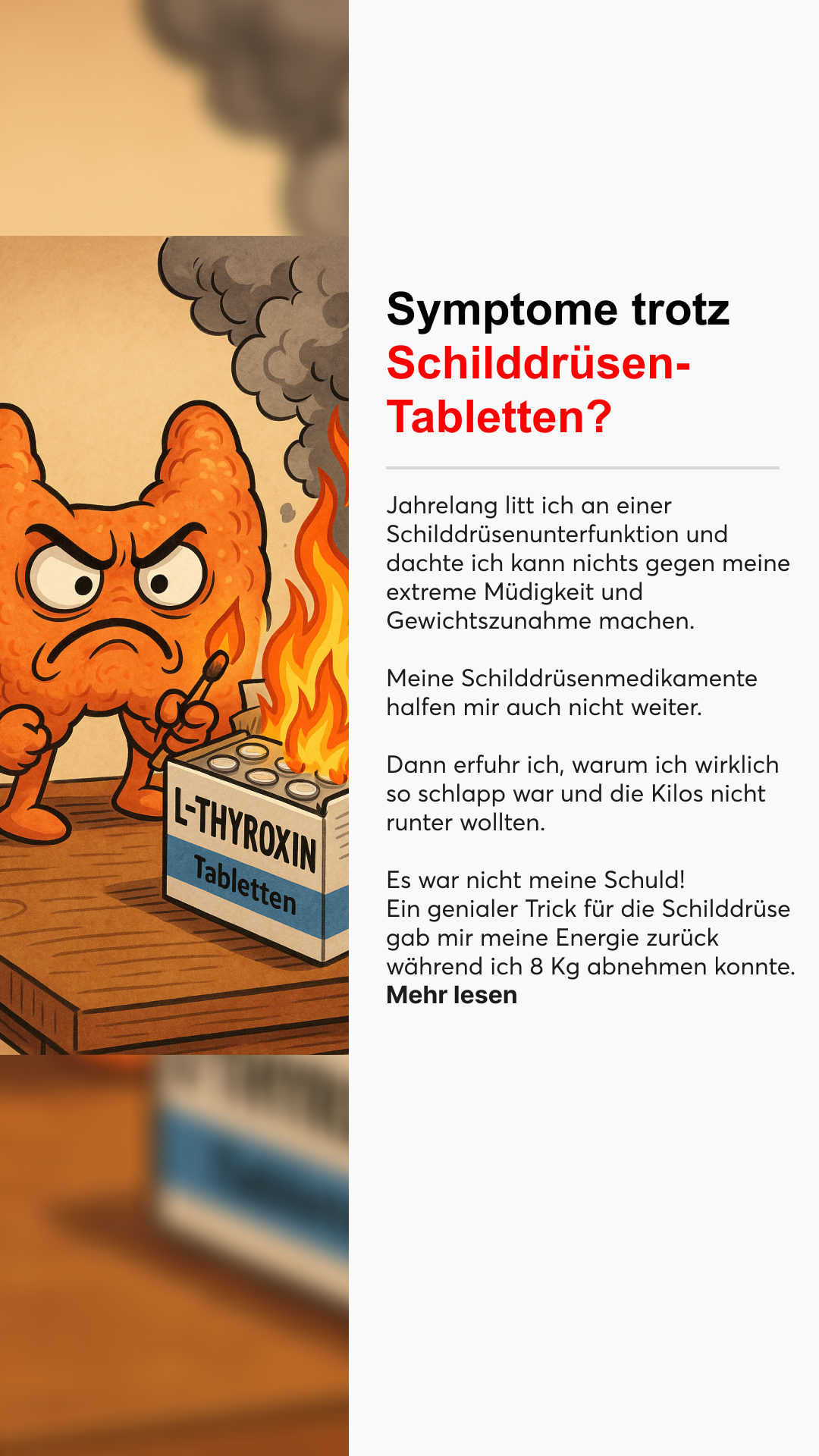 Mission Schilddrüse Facebook ad