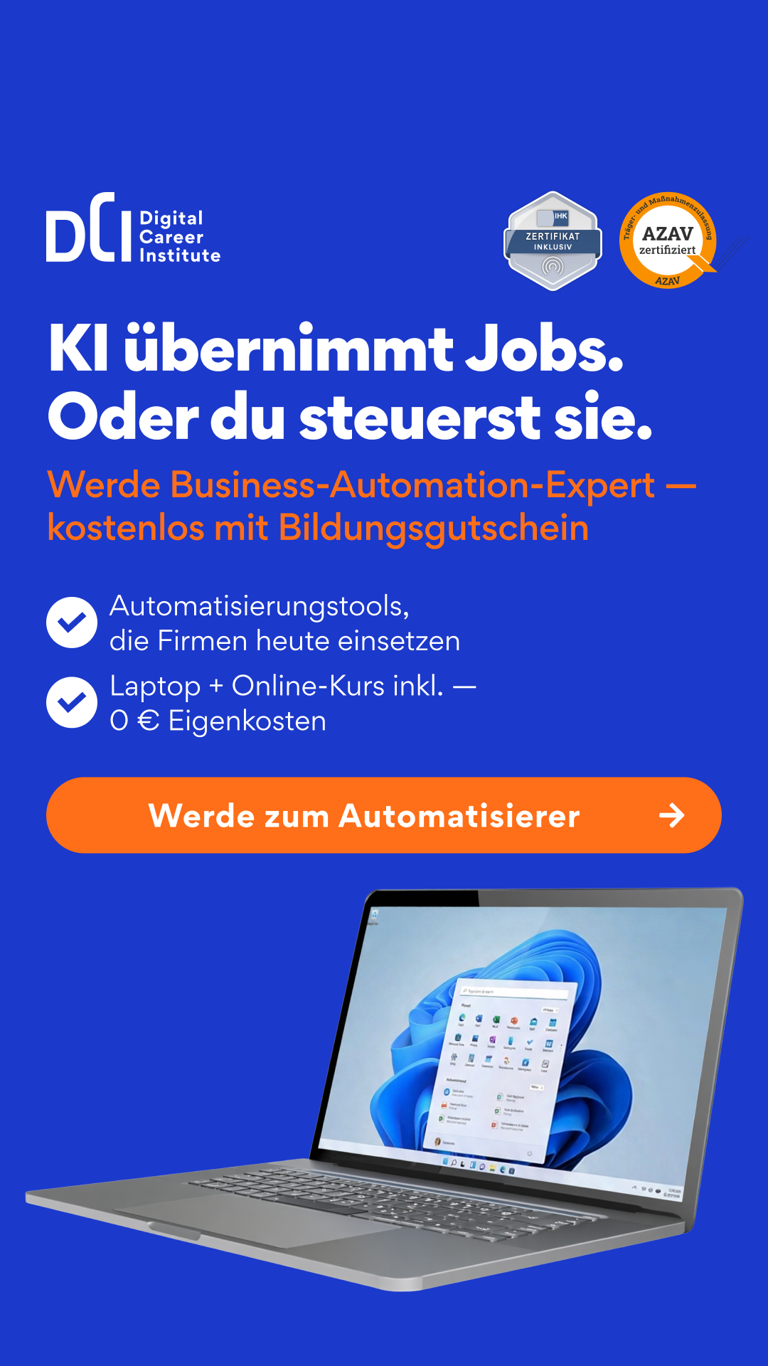 DCI Digital Career Institute Facebook ad