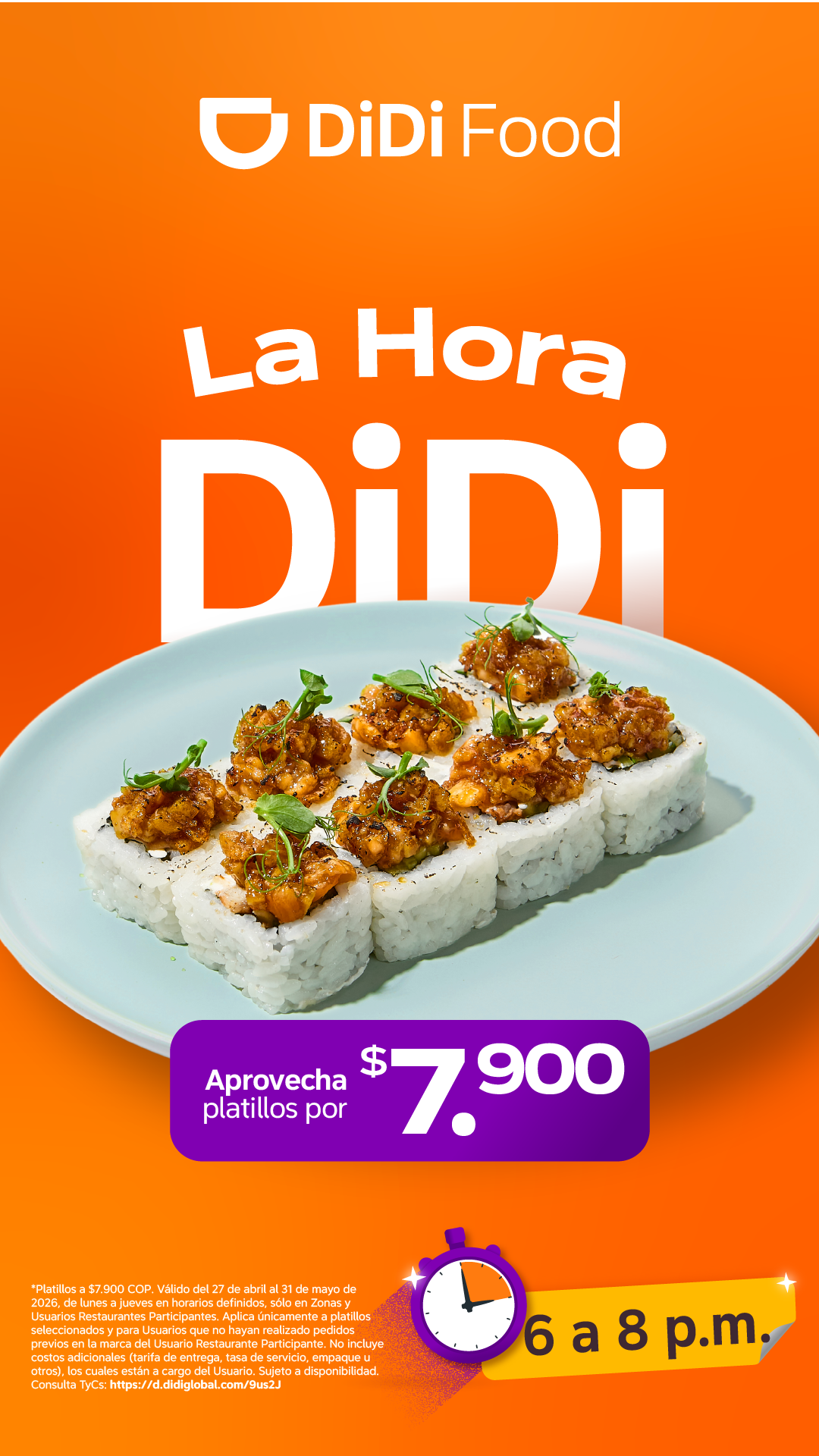 DiDi Food Colombia Facebook ad