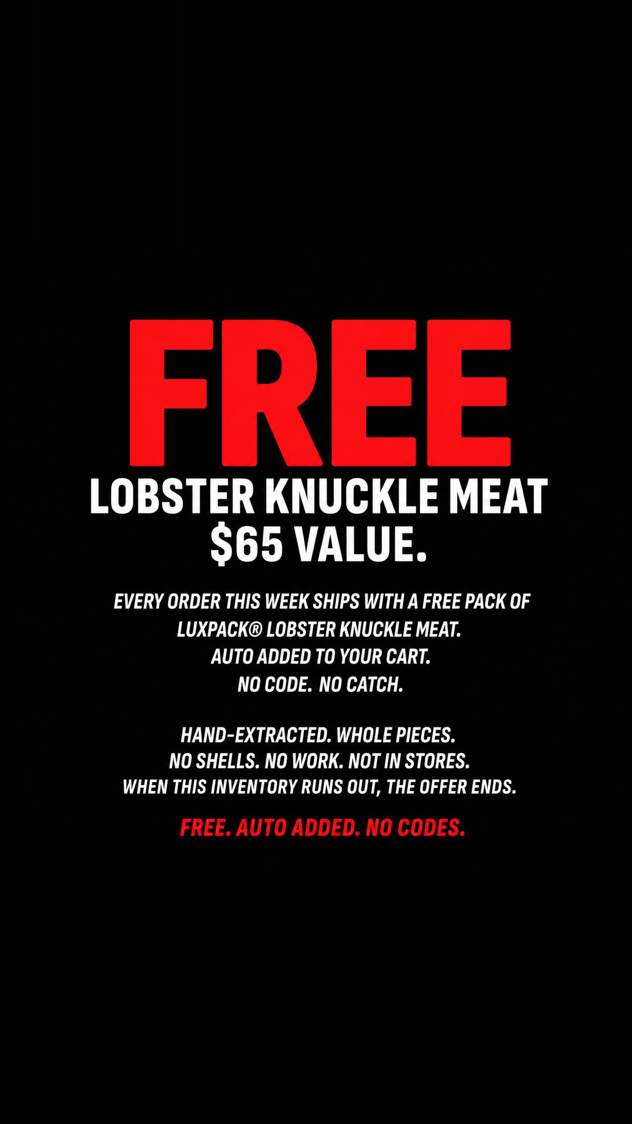 PrimeFish Seafood Co. Facebook ad