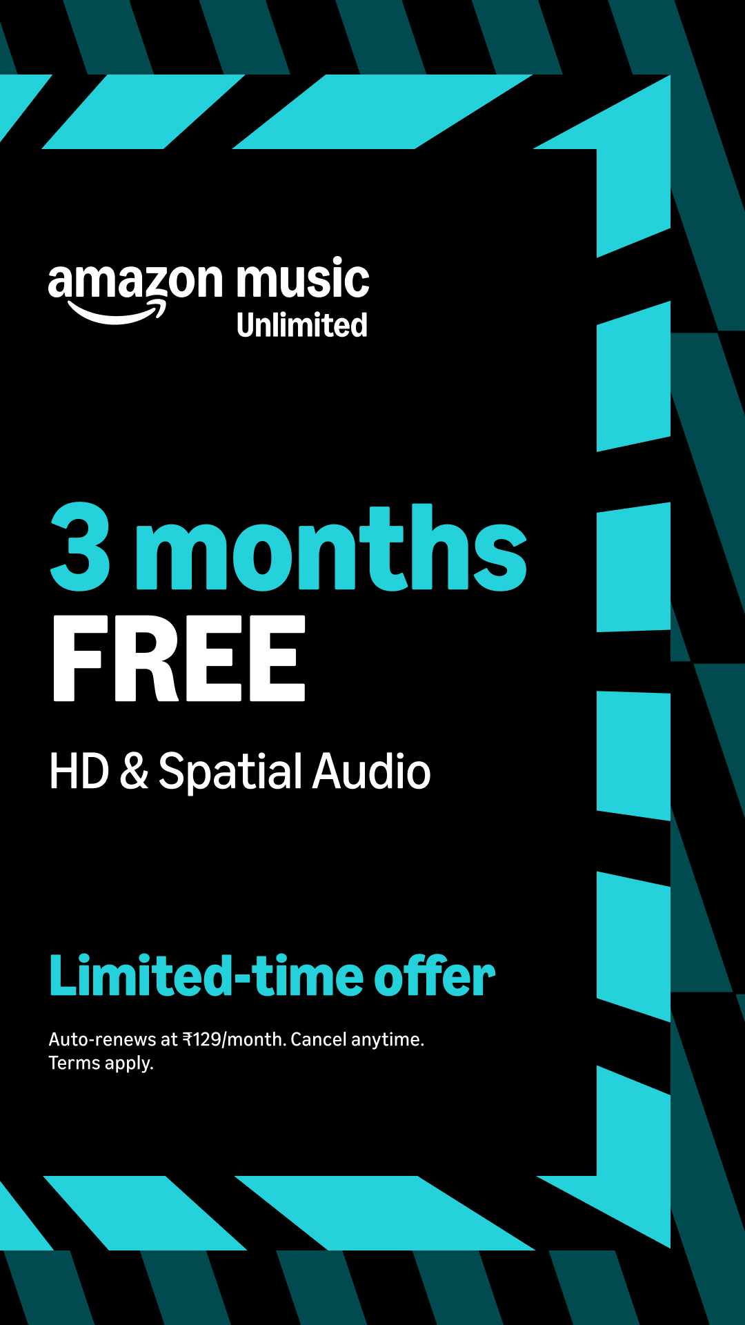 Amazon Music IN Facebook ad