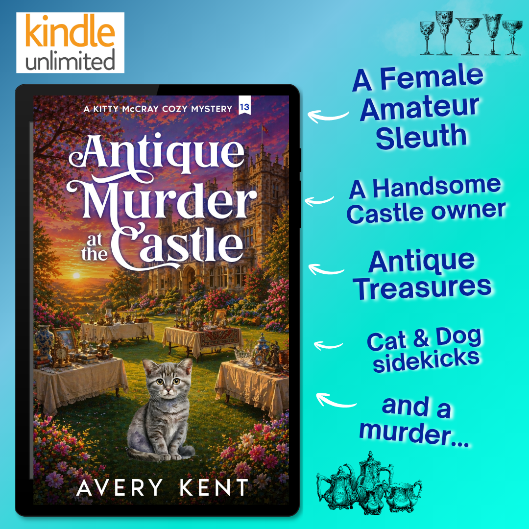 Avery Kent Cozy Mysteries Facebook ad
