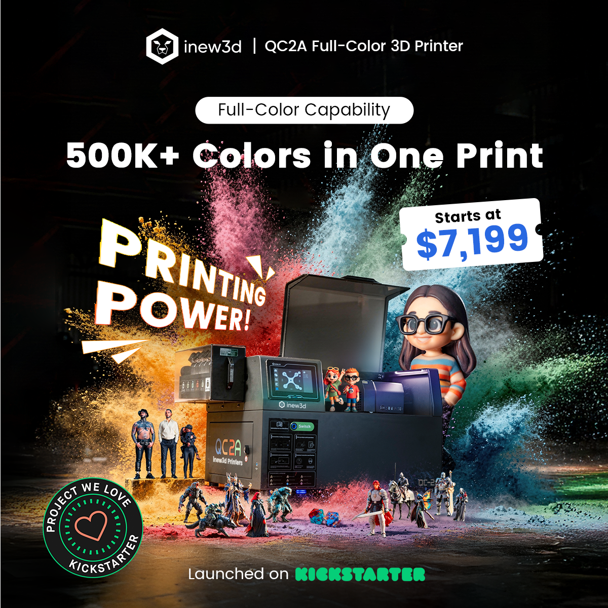 Inew3d Facebook ad: Still Painting Your Prints by Hand?