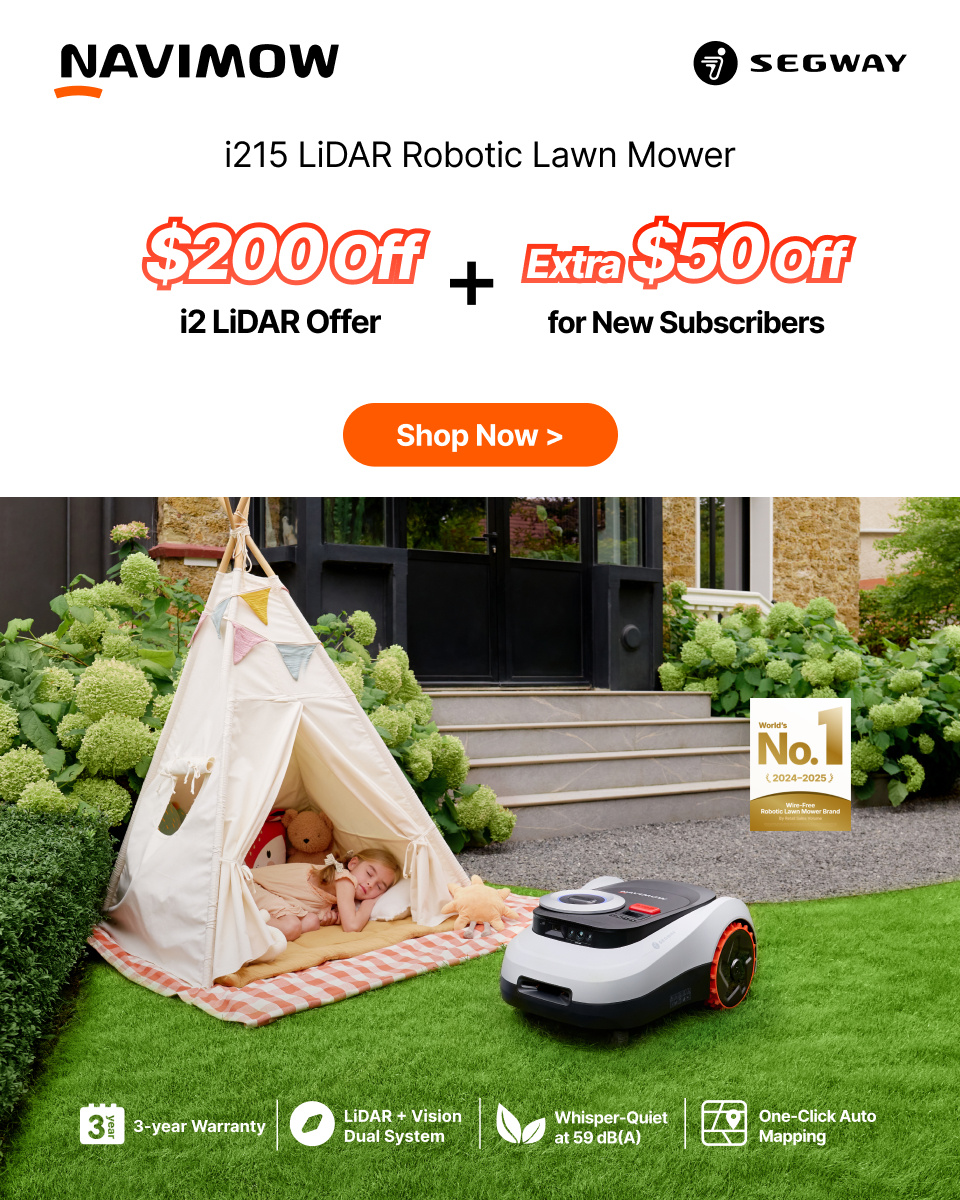 Segway Navimow Facebook ad from Aug 13, 2026