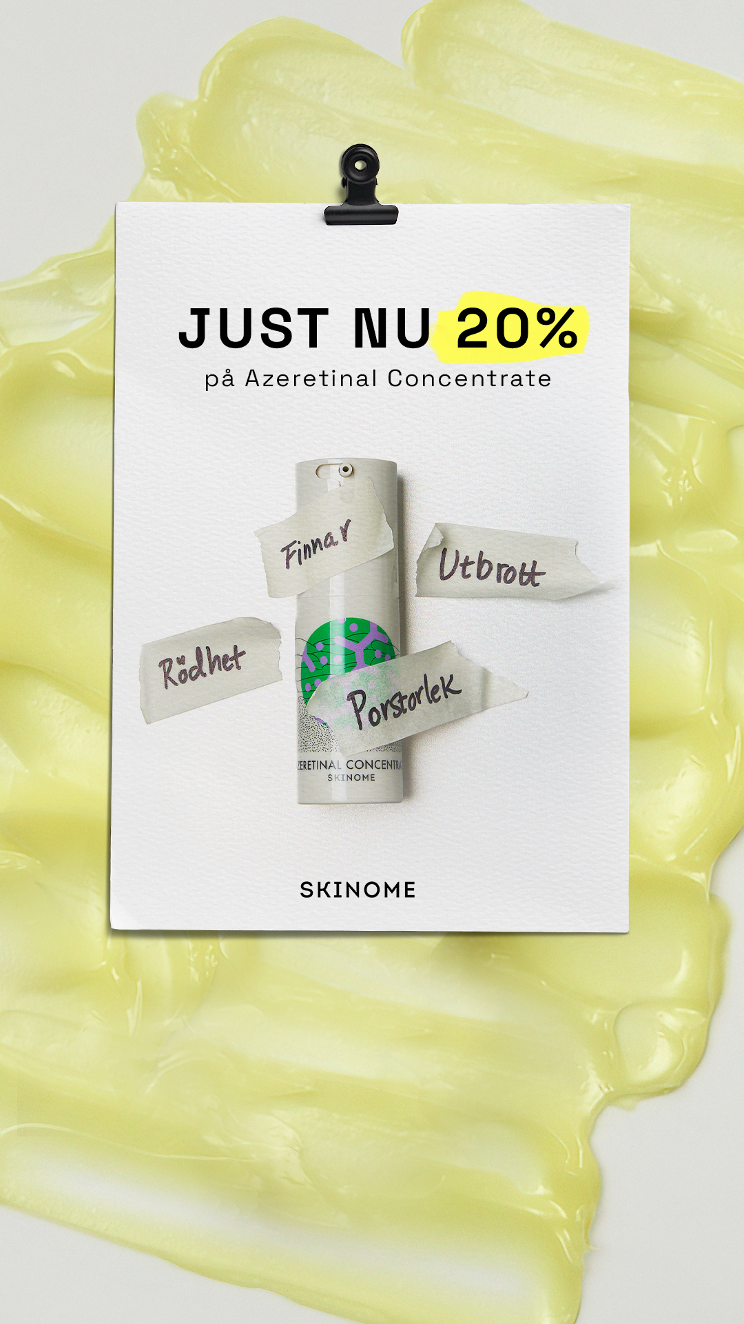 Skinome Facebook ad