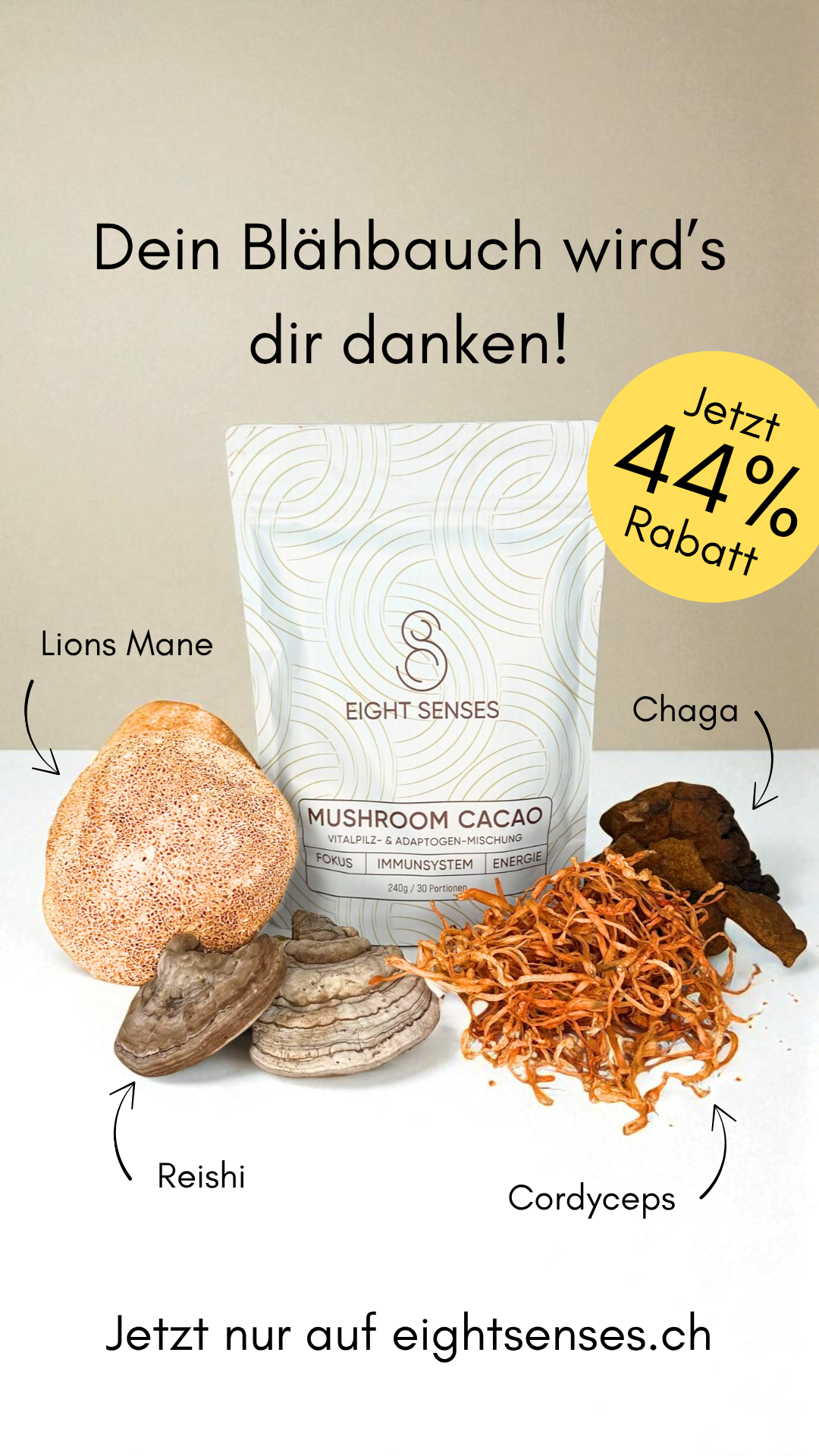 Eight Senses Facebook ad from Oct 10, 2025