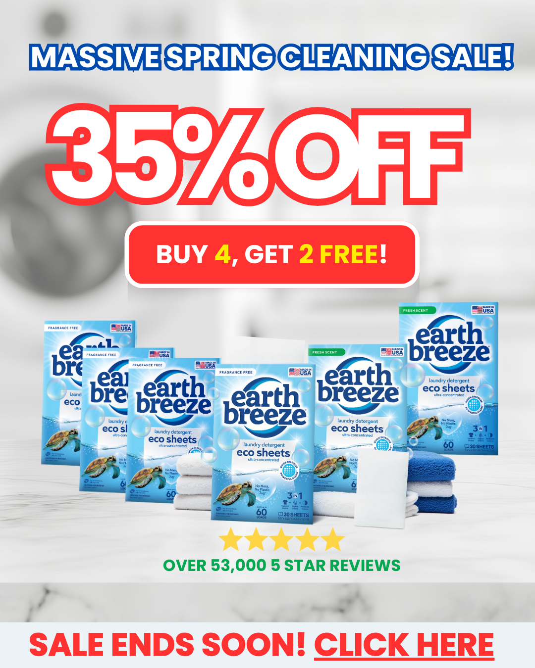 Earth Breeze Facebook ad