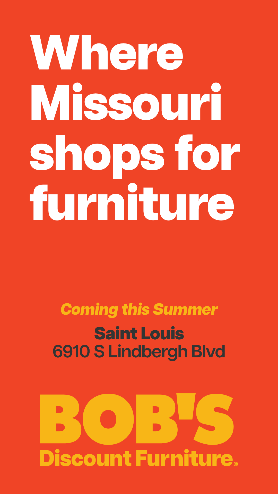 Bob's Discount Furniture Facebook ad