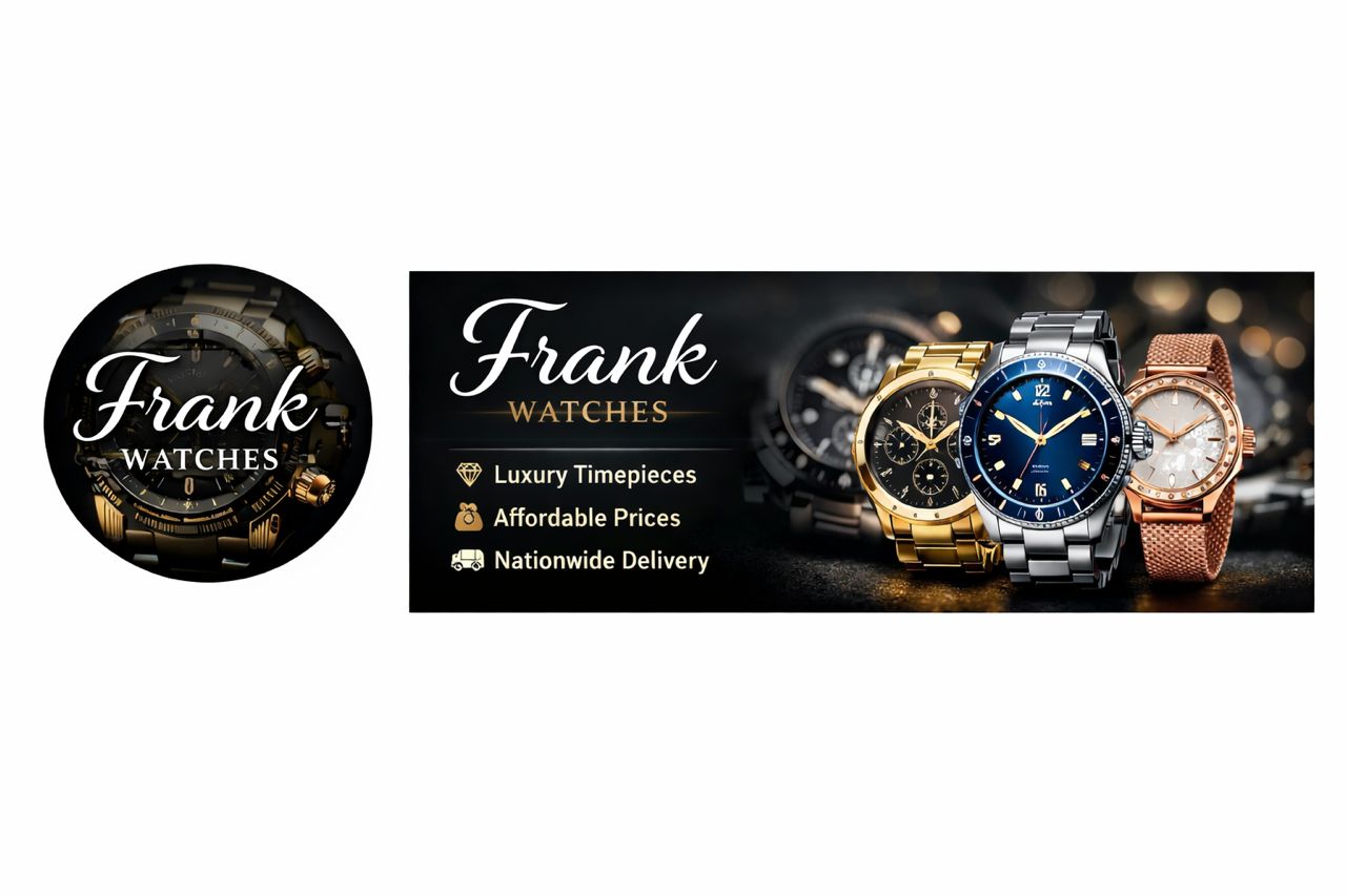 FRANK Luxury Watches Facebook ad: Quality affordable watches for men and women.