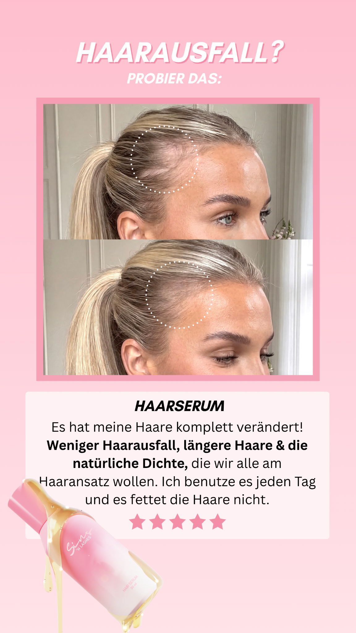 Sins 'n Lashes Facebook ad