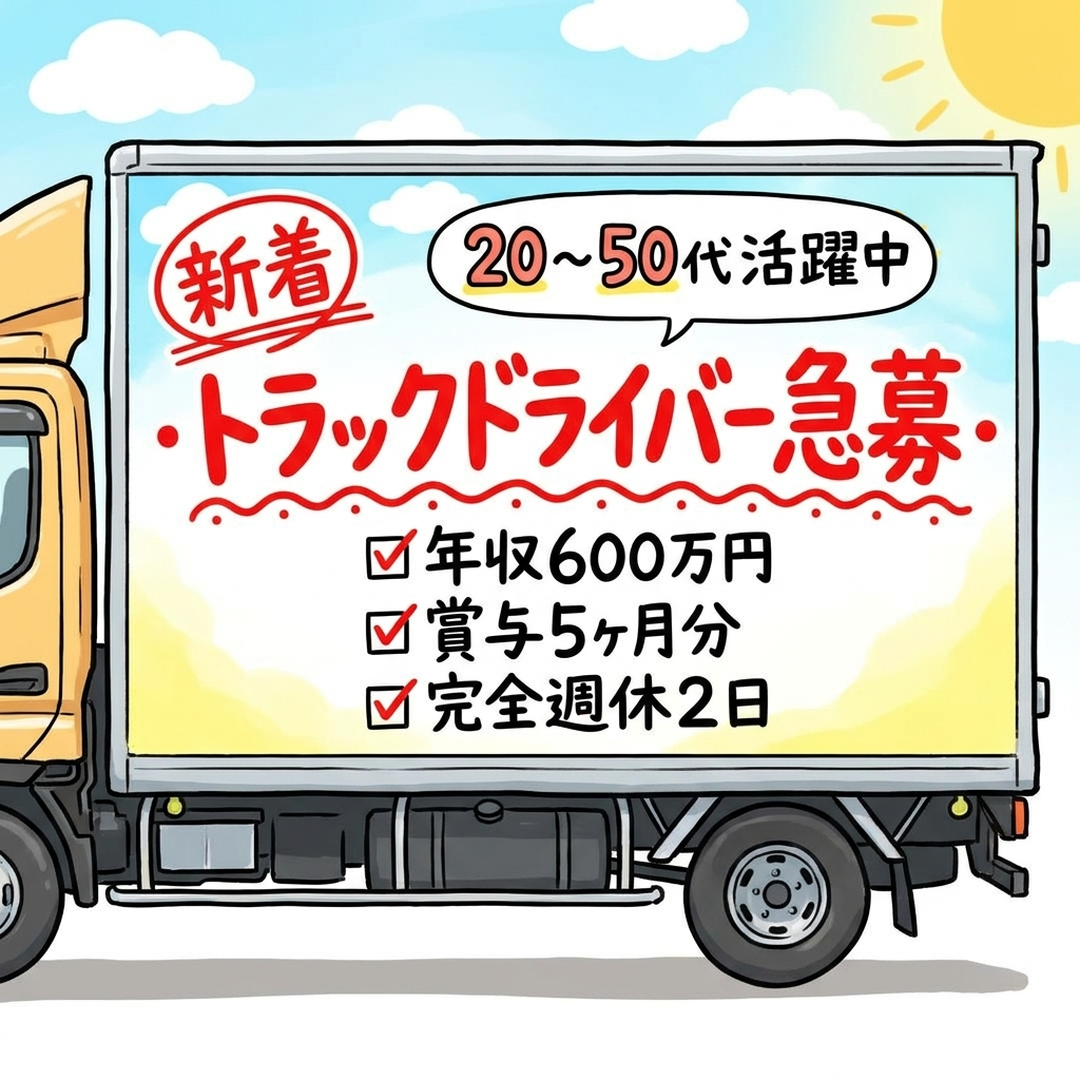 ドライバー転職ナビ Facebook ad: 【新着】中長距離ドライバー募集中
