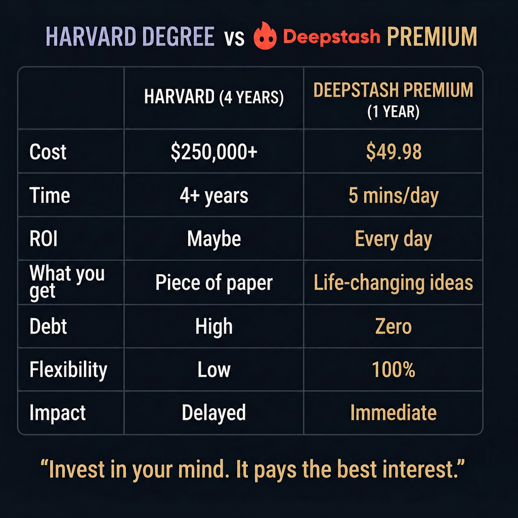 Deepstash Facebook ad