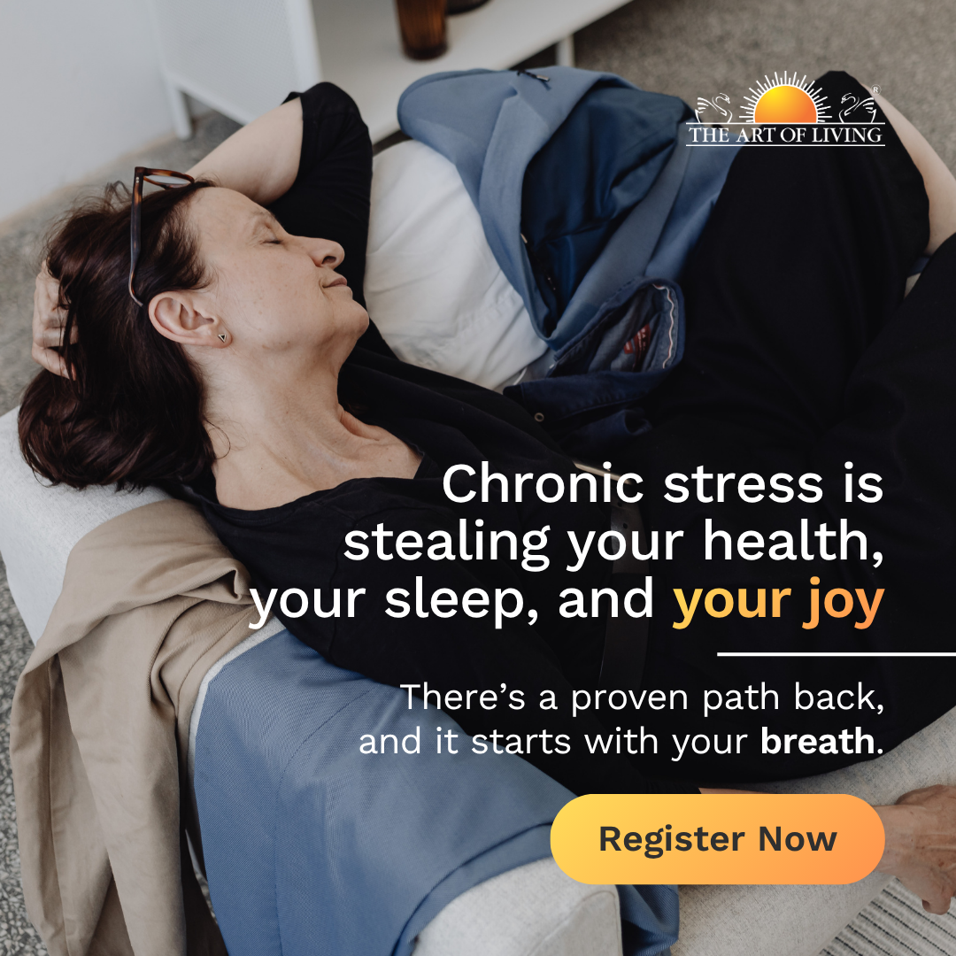 The Art of Living Facebook ad