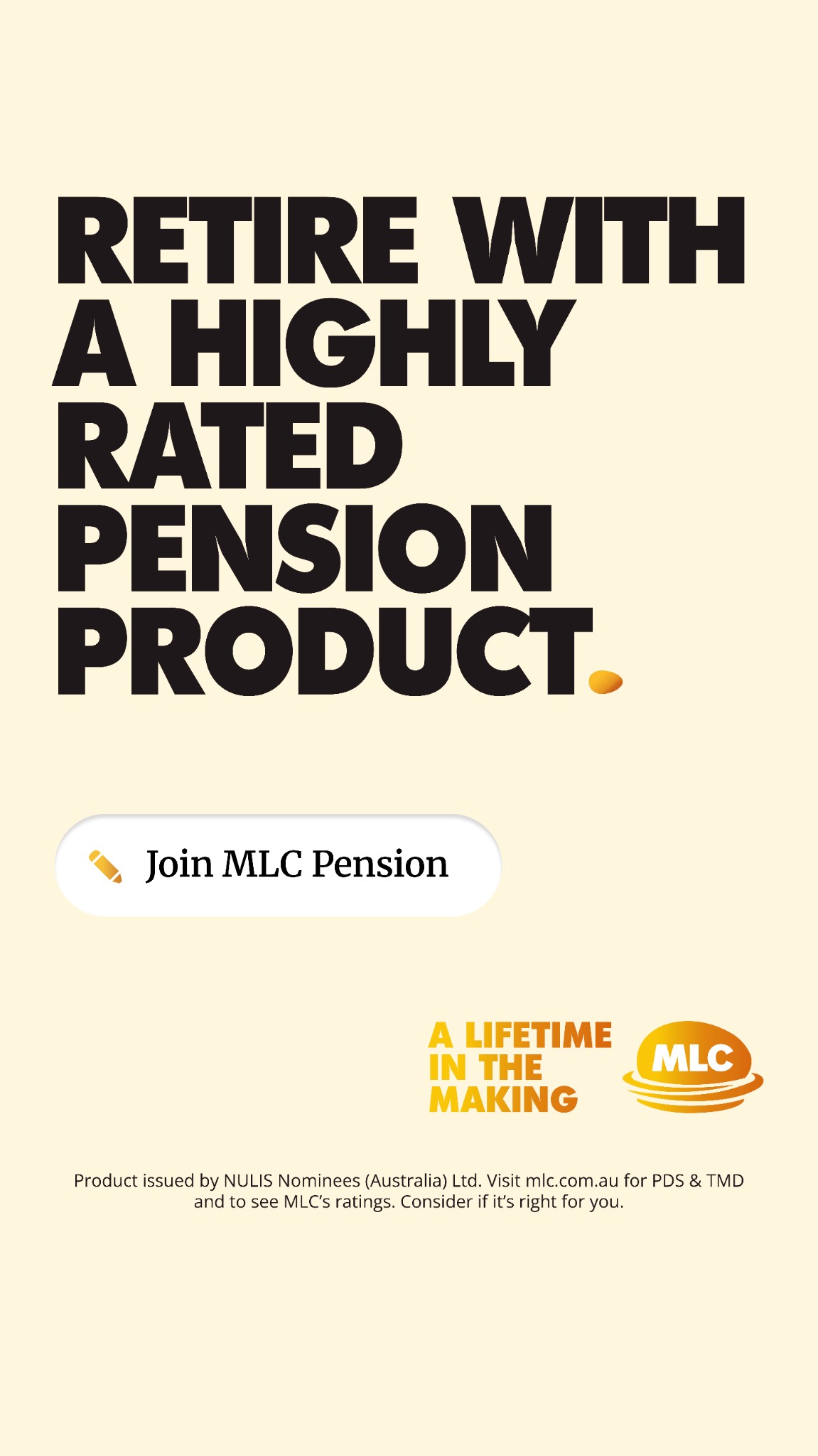 MLC Australia Facebook ad