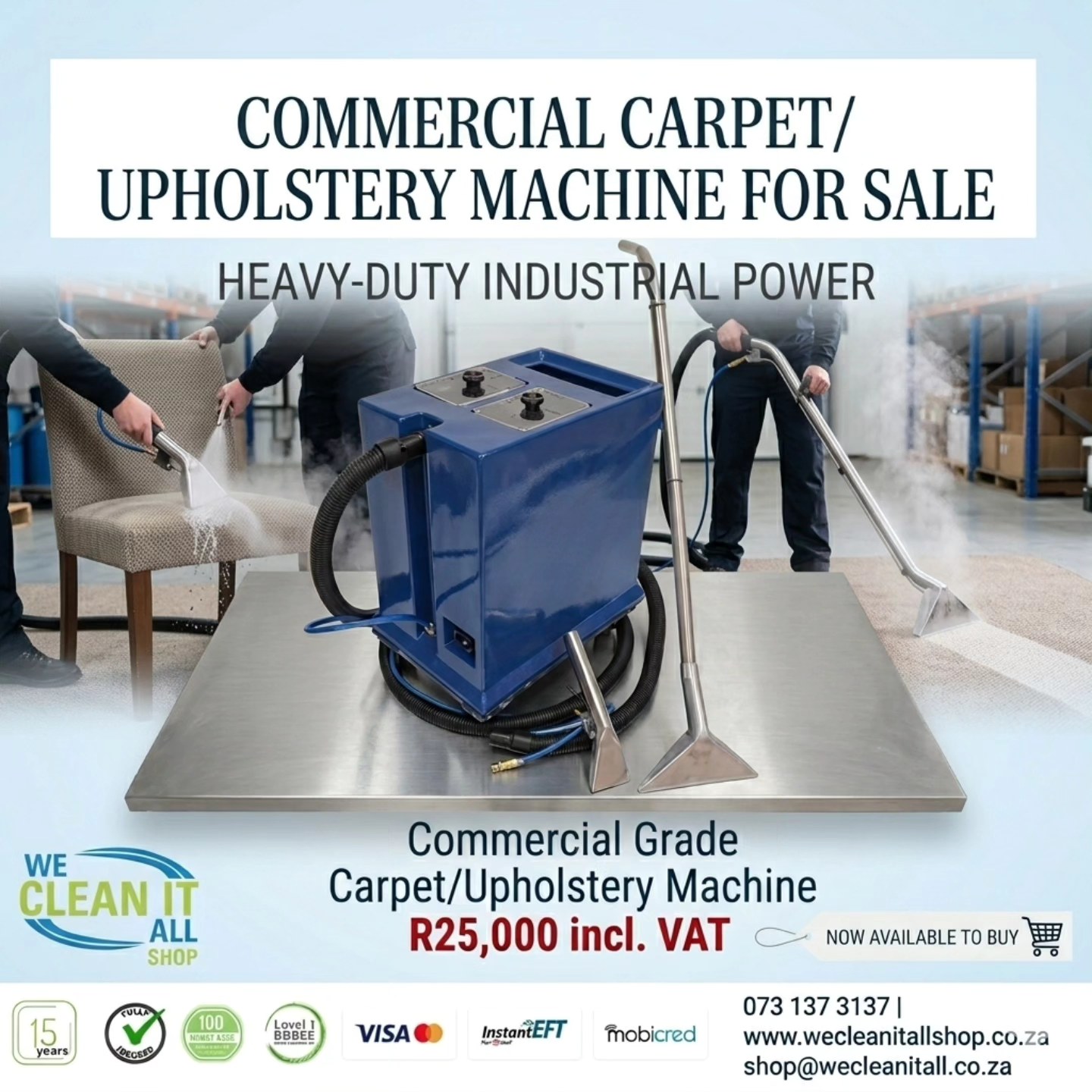 We Clean It All Cleaning Equipment Shop Facebook ad