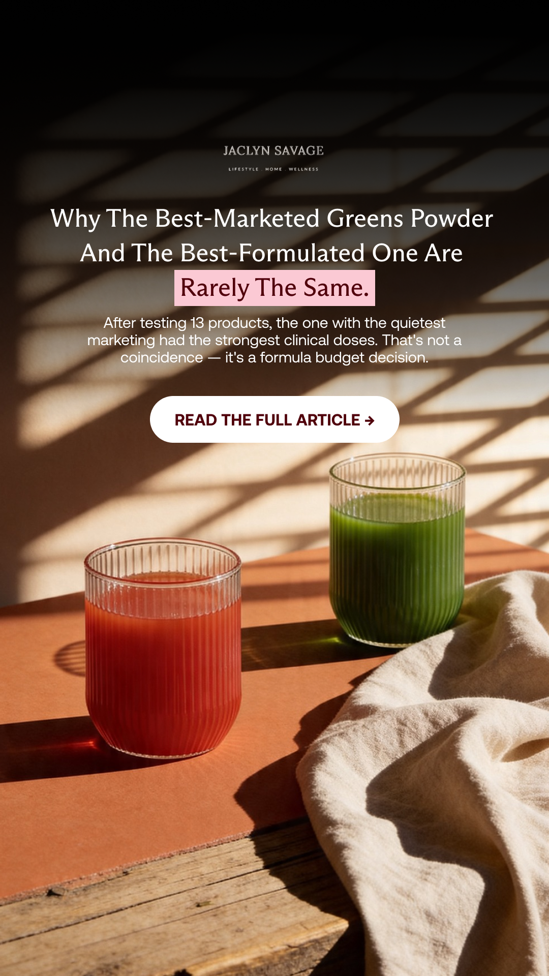 JMK Nutrition Facebook ad