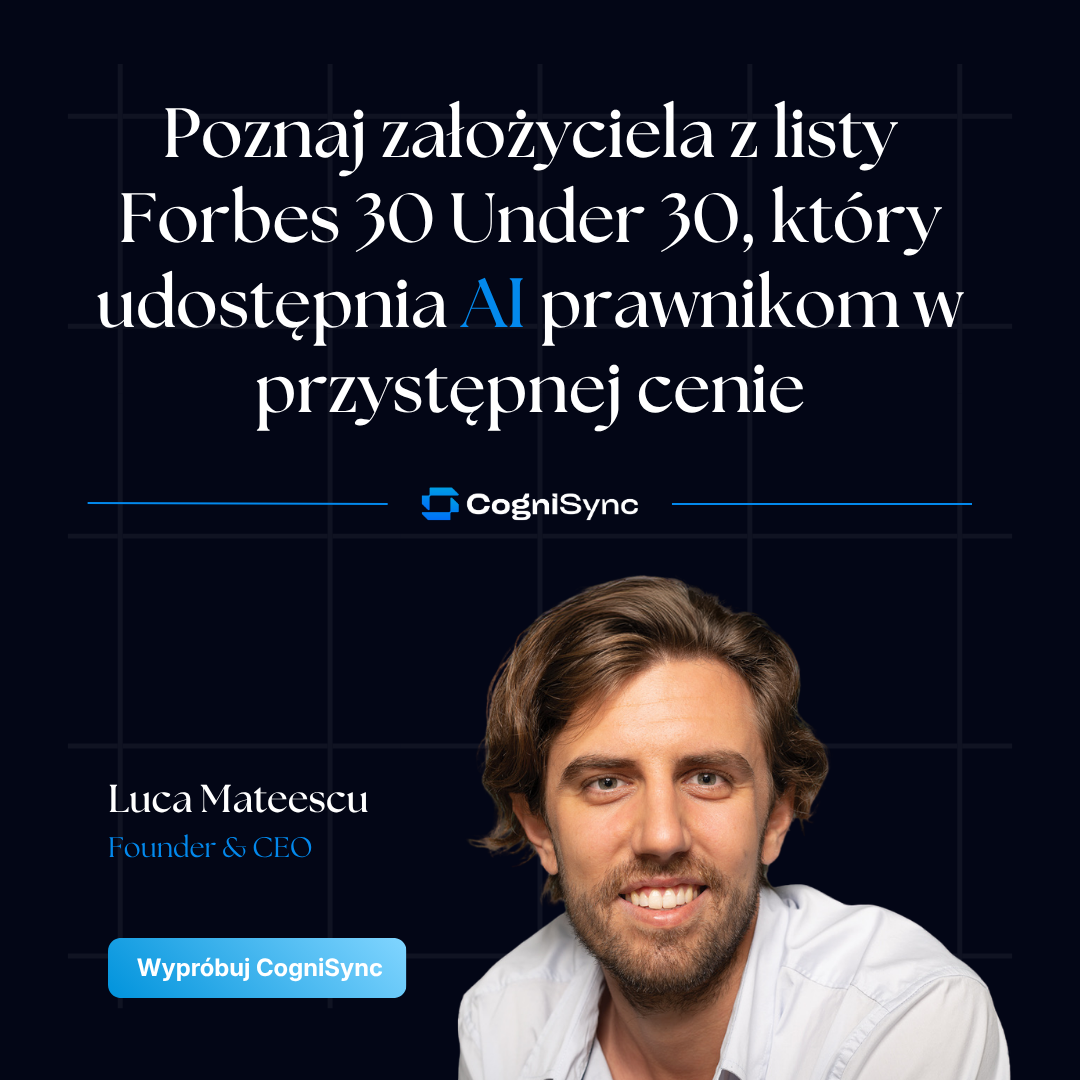CogniSync AI Facebook ad: AI dla samodzielnych prawników, 69 USD/mies.
