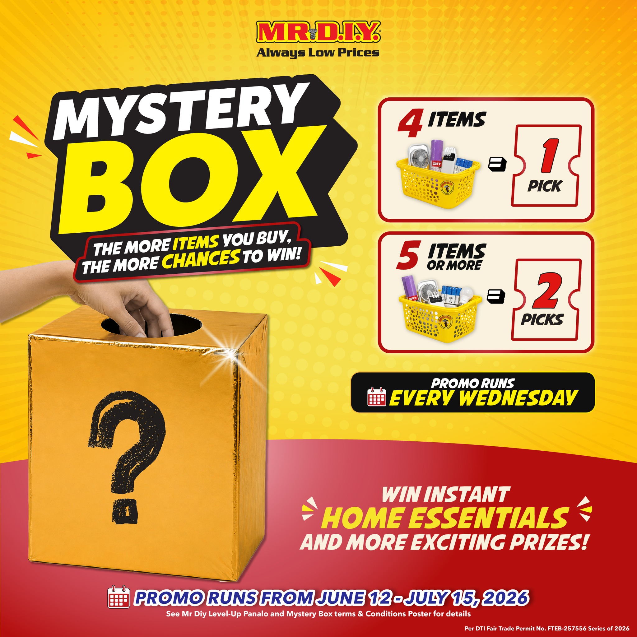 MR DIY Facebook ad: MYSTERY BOX MIYERKULES MADNESS IS HERE!