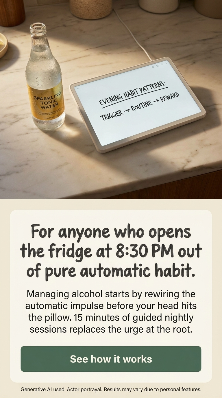 Hypnosis to Stop Drinking Facebook ad