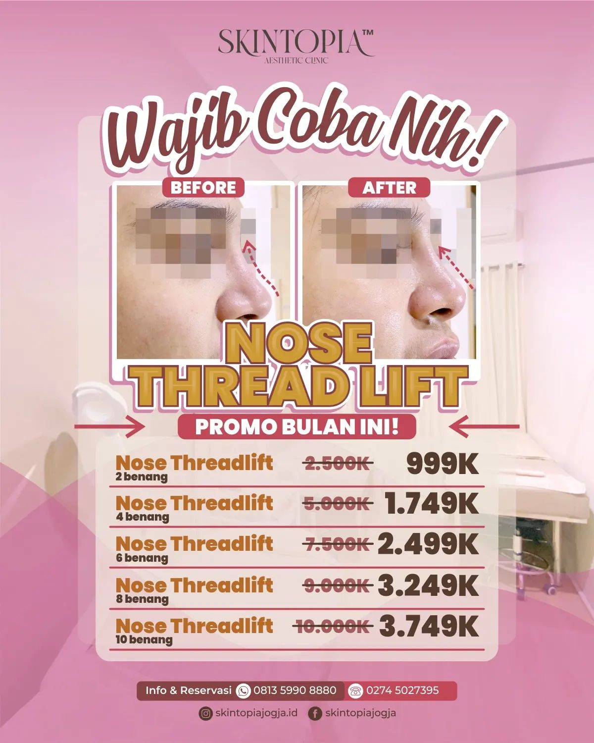 Skintopia Klinik Facebook ad: [WAJIB COBA!] Kabar gembira buat kamu yang ingin…