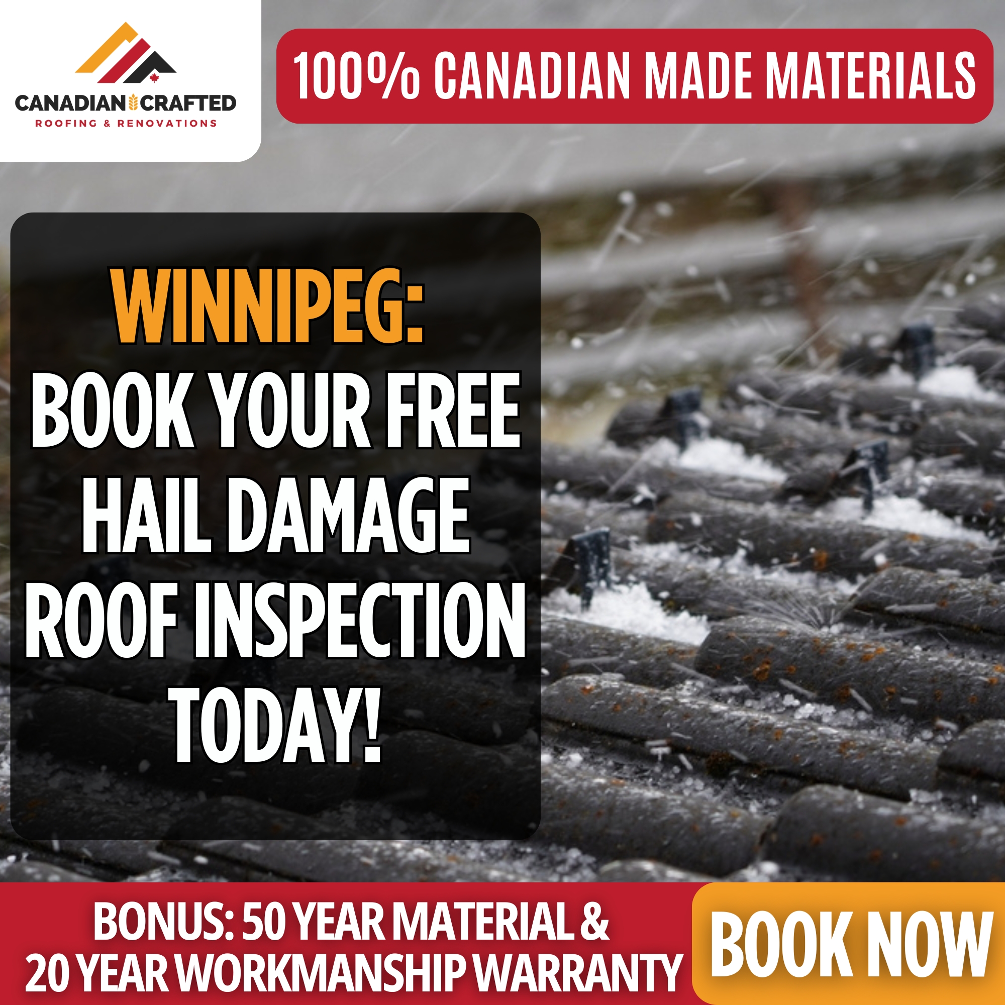 Canadian Crafted Roofing & Renovations Facebook ad